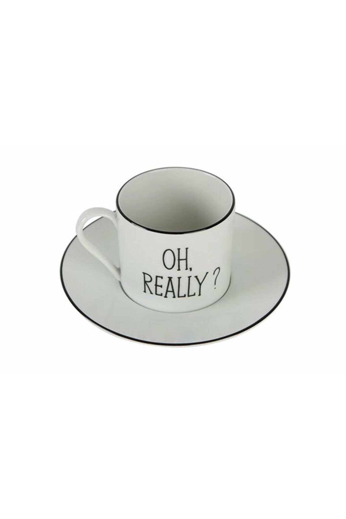 Porland-Be Happy Single Teacup with Saucer 180cc 2016ST021232202 2
