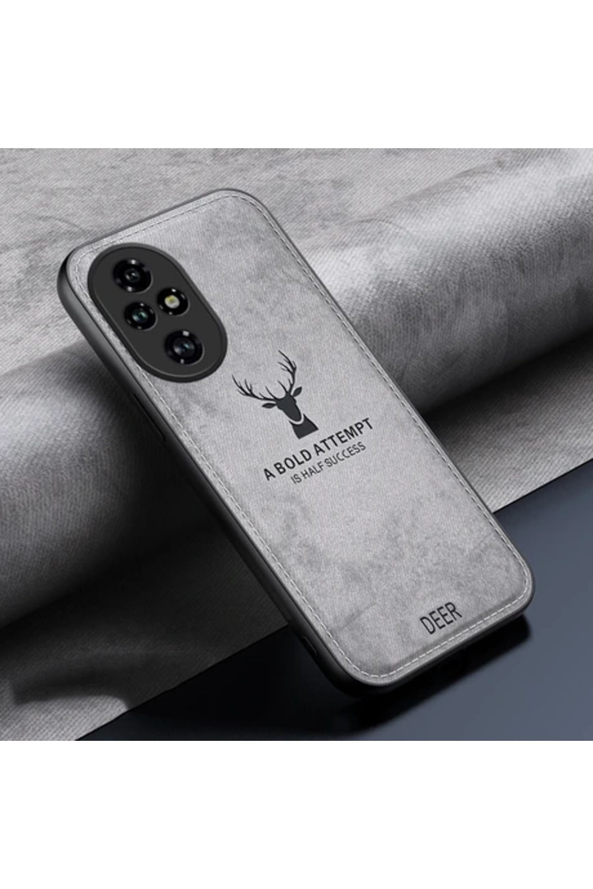 Obay Hnor 200 Geyik Deseni Kumaş Cep Telefonu Kılıfı
