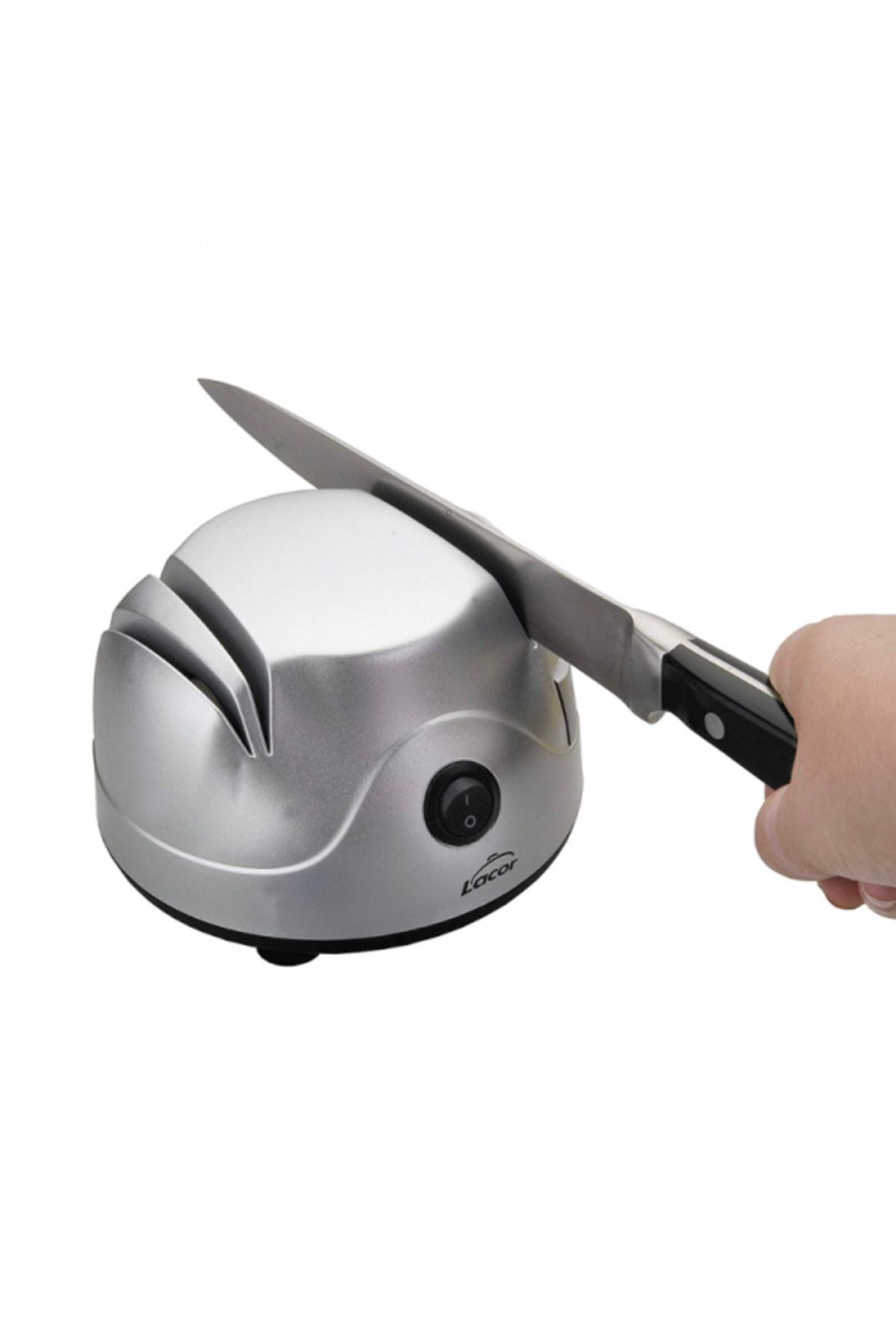 Lacor-Electric Knife Sharpener, Round, 60 W 3