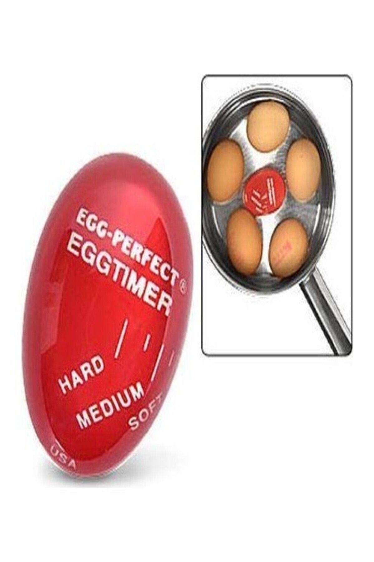 Impress-Color Changing Egg Timer Egg Timer Egg Boiling Degree Indicator, Soft, Medium, Hard 4