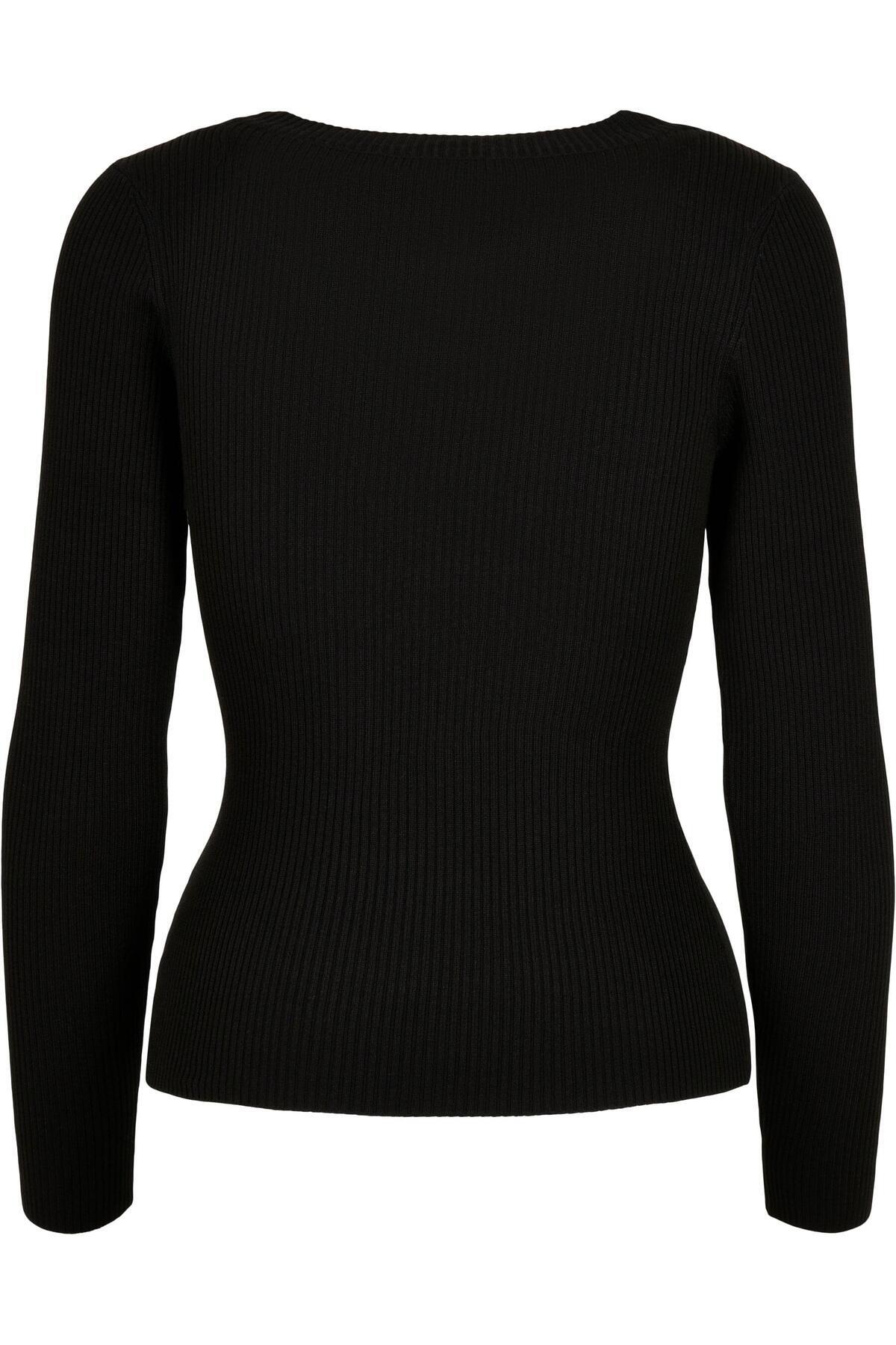 Urban Classics-Damen Ladies Wide Neckline Sweater 2