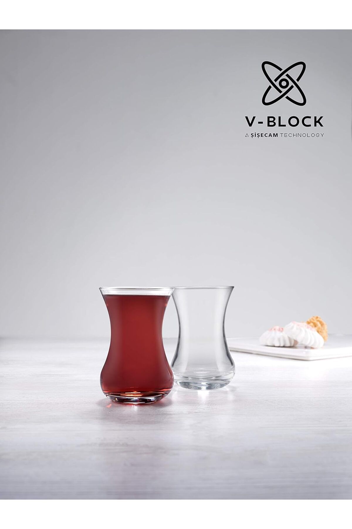 STOREMAX lbstorex 42381S00 V Block İnce Belli 6'lı Çay Bardağı Newdsng 1116818