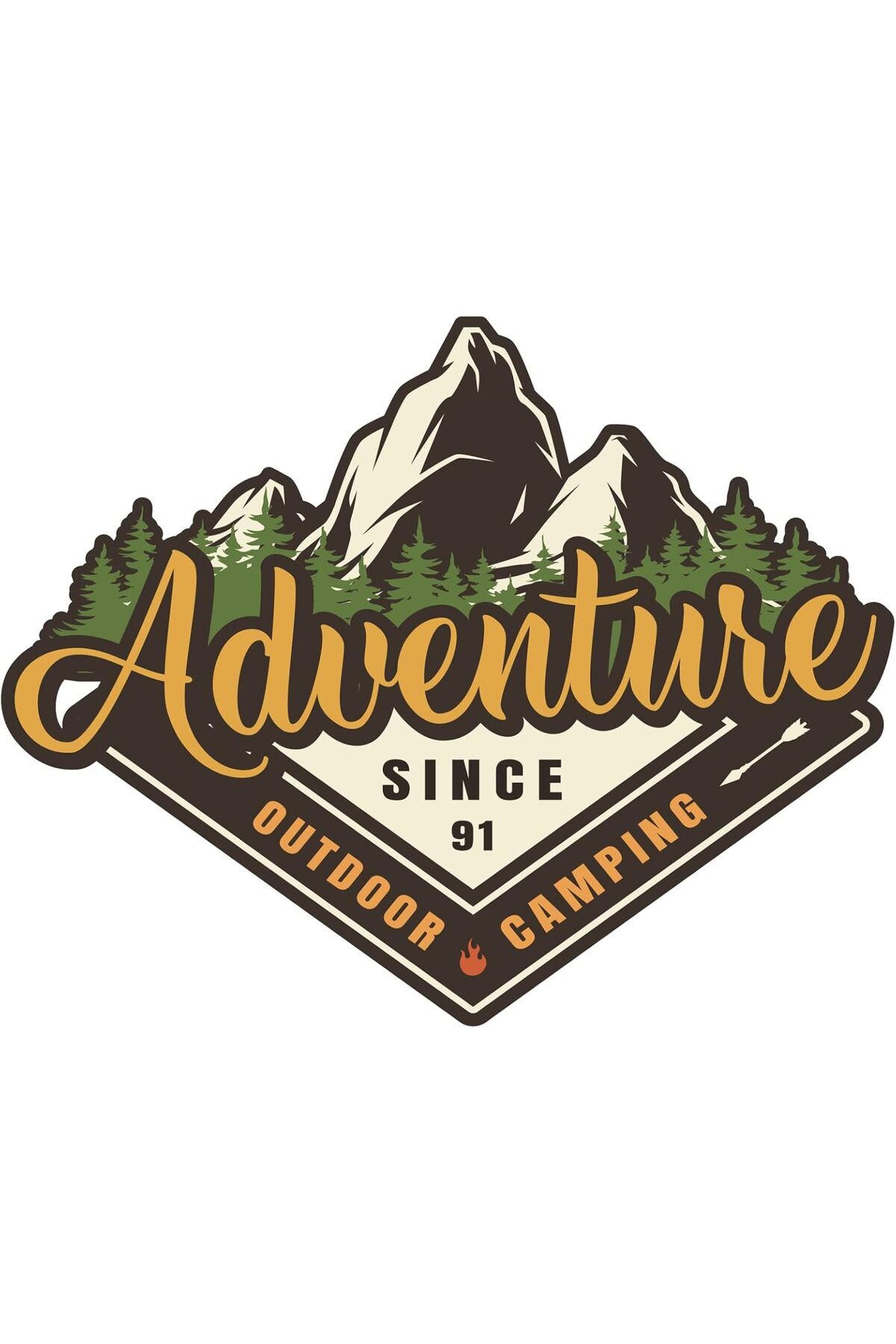STOREMAX lbstorex Aksesuar Off Road Camping Adventure Sticker Off Road Sticker 10 x 8 cm Newdsng 1116818