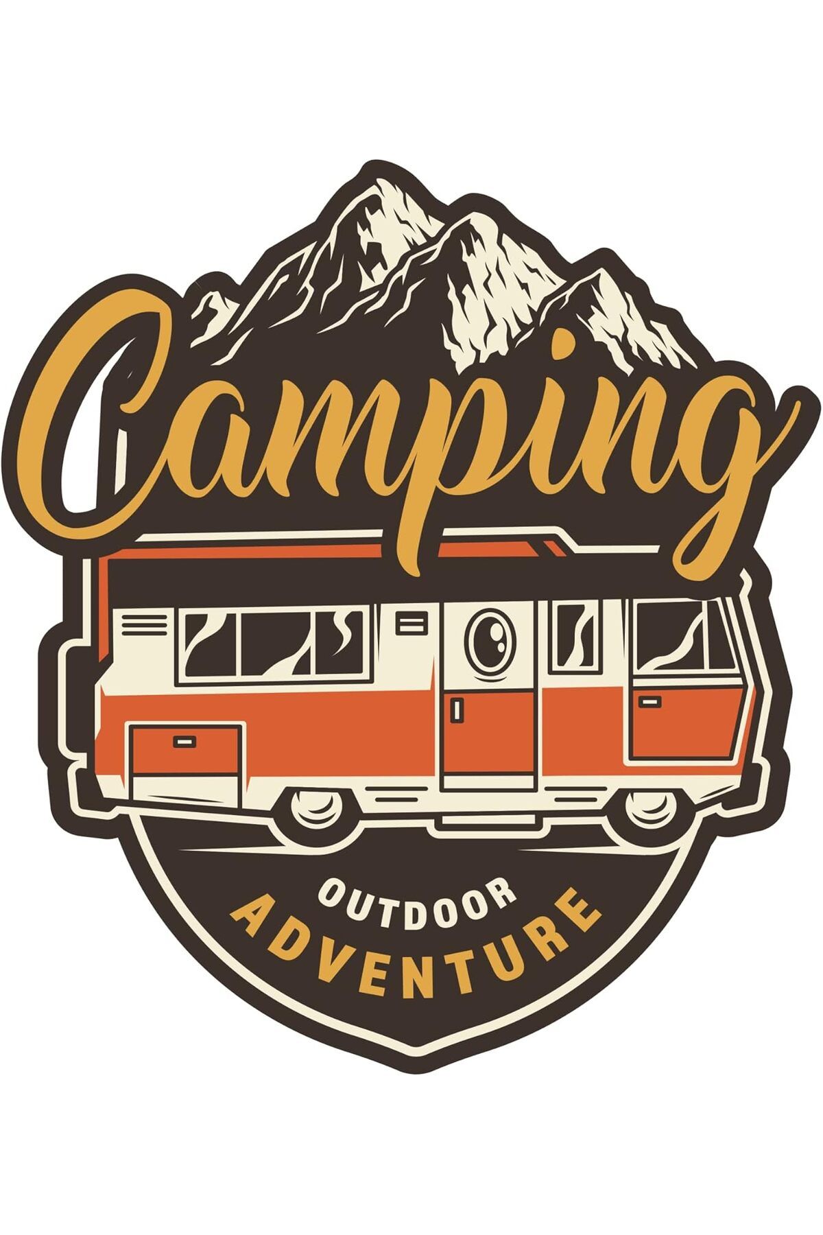 STOREMAX lbstorex Aksesuar Off Road Camping Adventure Kamp Offroad Sticker Karavan 13 x 12 cm Newdsng 1116818