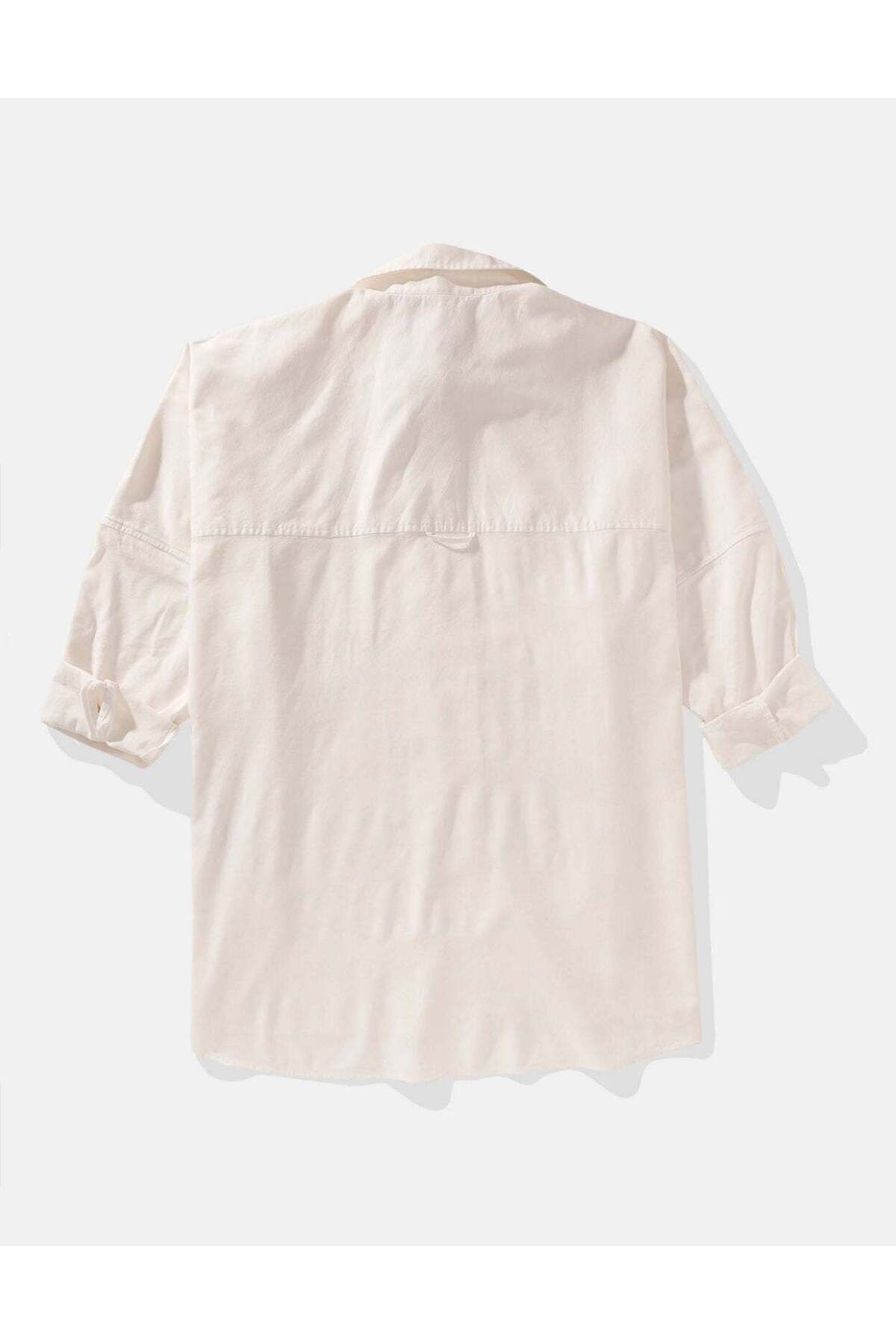 AMERICAN EAGLE-AE Go Big Oversized Shirt 4