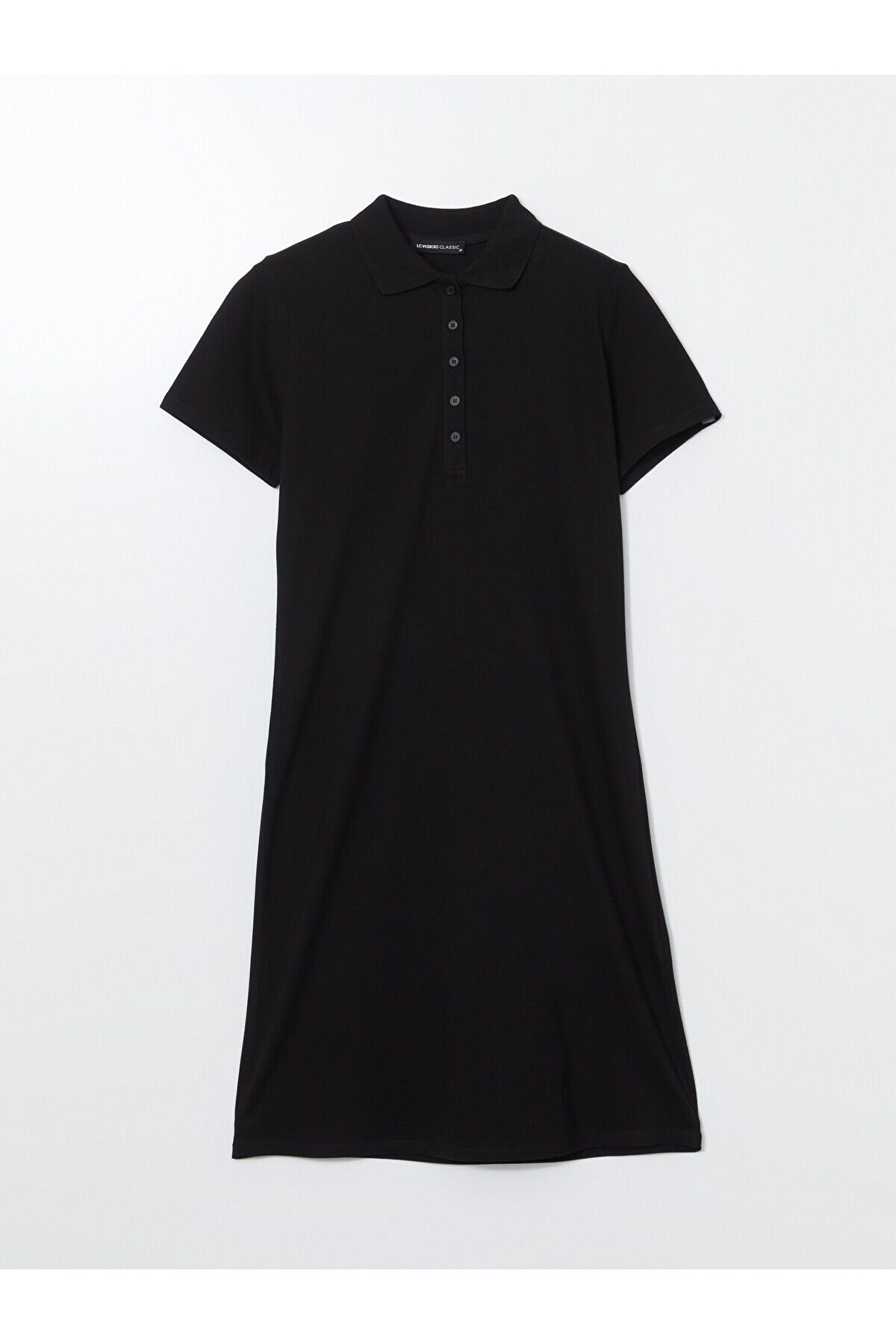 Polo Yaka Pike Kadın Elbise