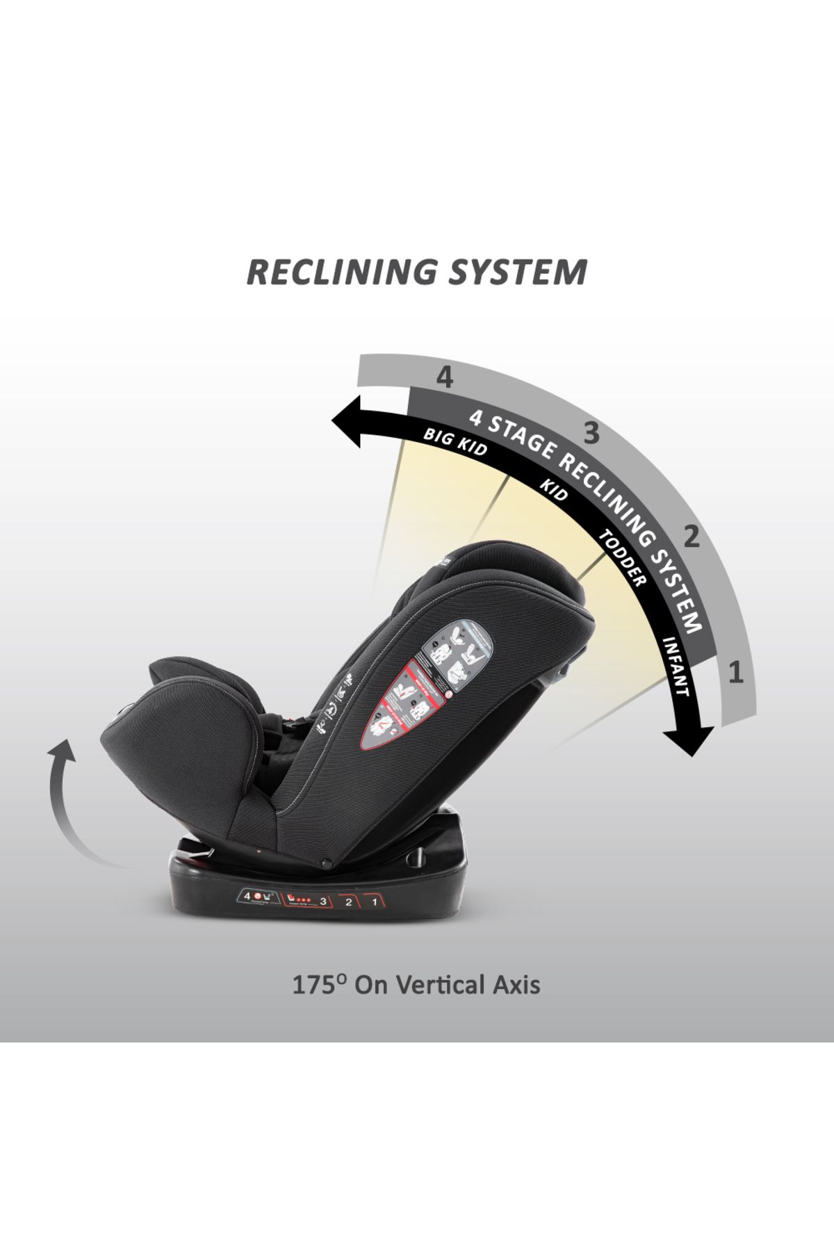 TEKNUM-Teknum Evolve 2 Car Seat 0-12yrs - Black 6