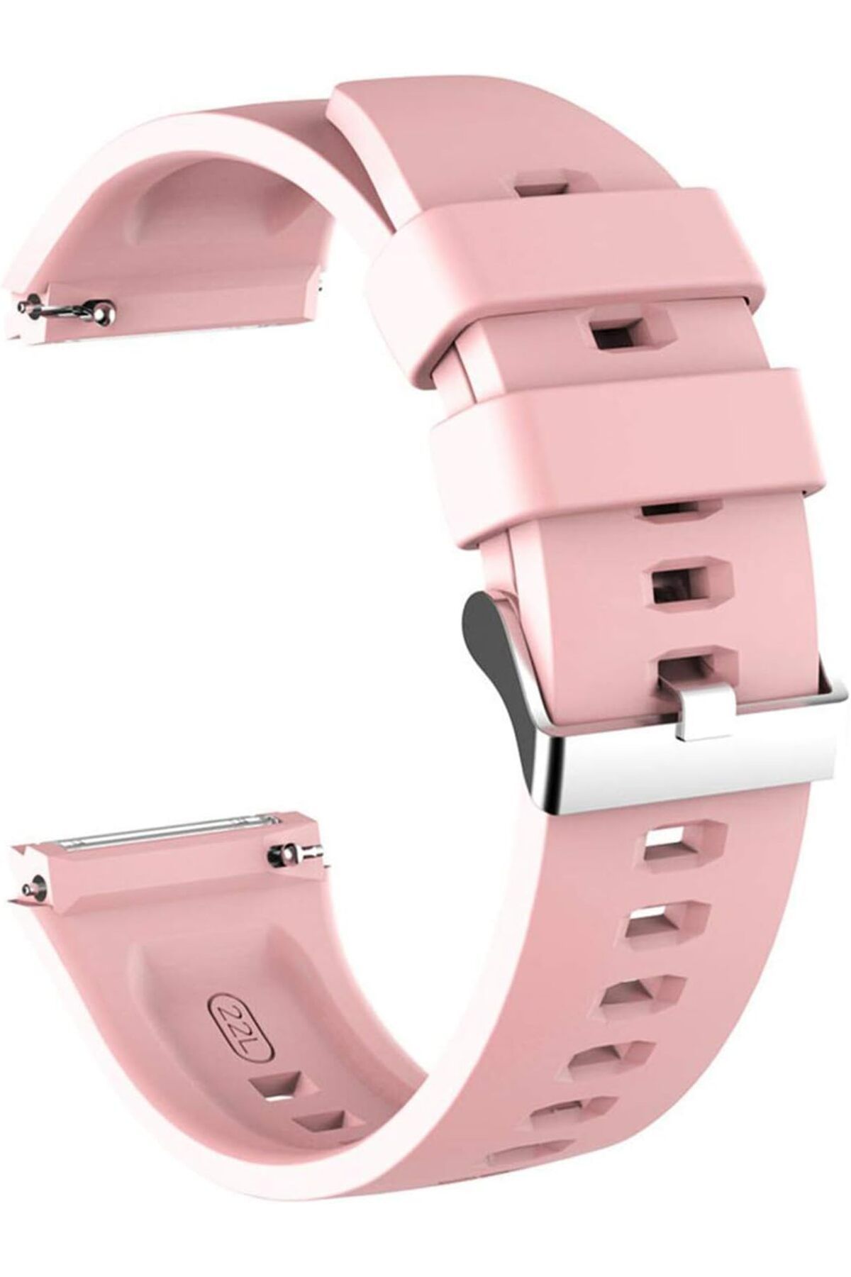STOREMAX nffashopm Galaxy Watch 46mm Kordon, Silicone RapidBands Rose Gold storestarx 1051353