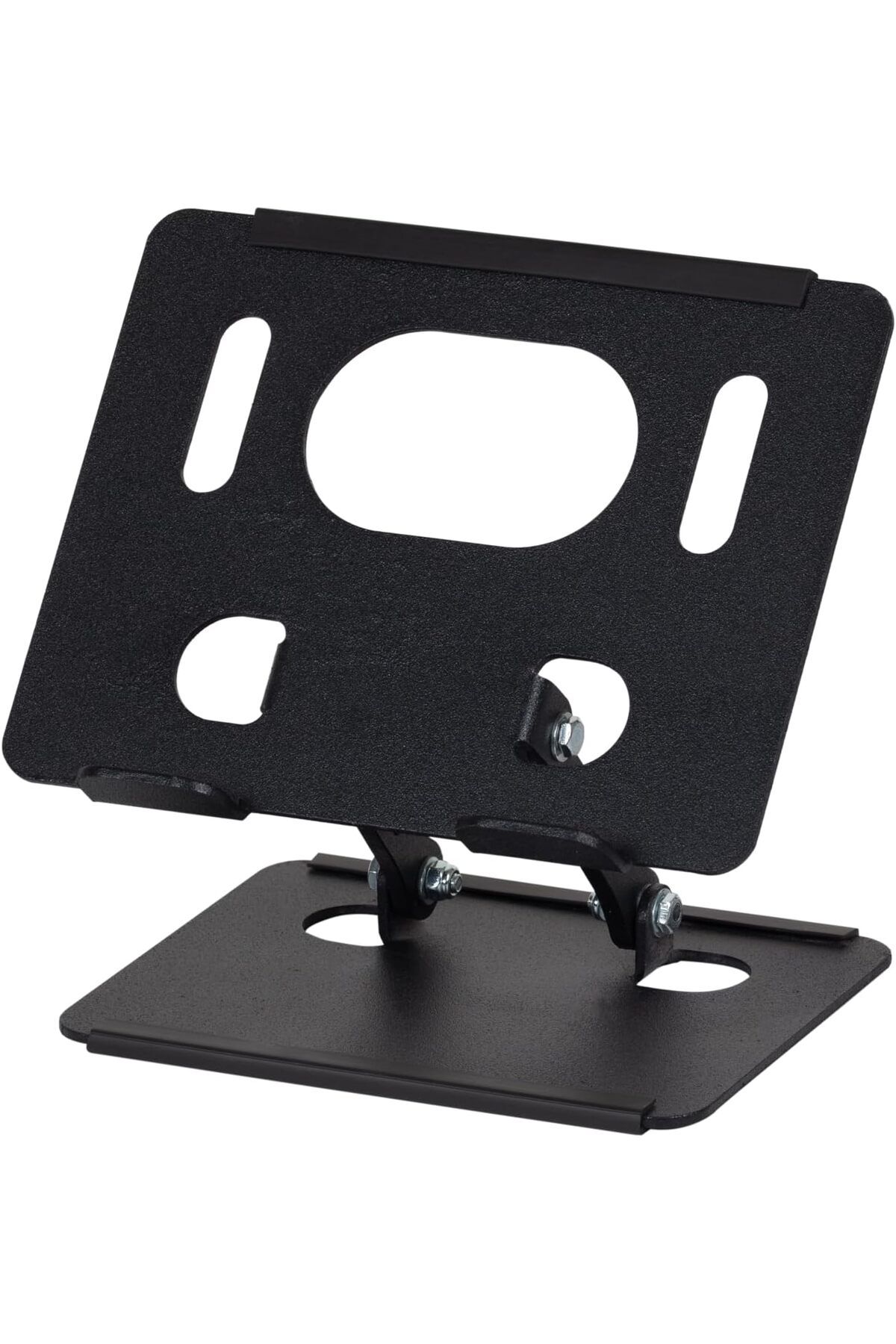 yenibagshop Çelik Tablet Standı Tablet Tutucu Stant Ergonomik Katlanabilir Tablet Standı Çelik Stant (Siyah)