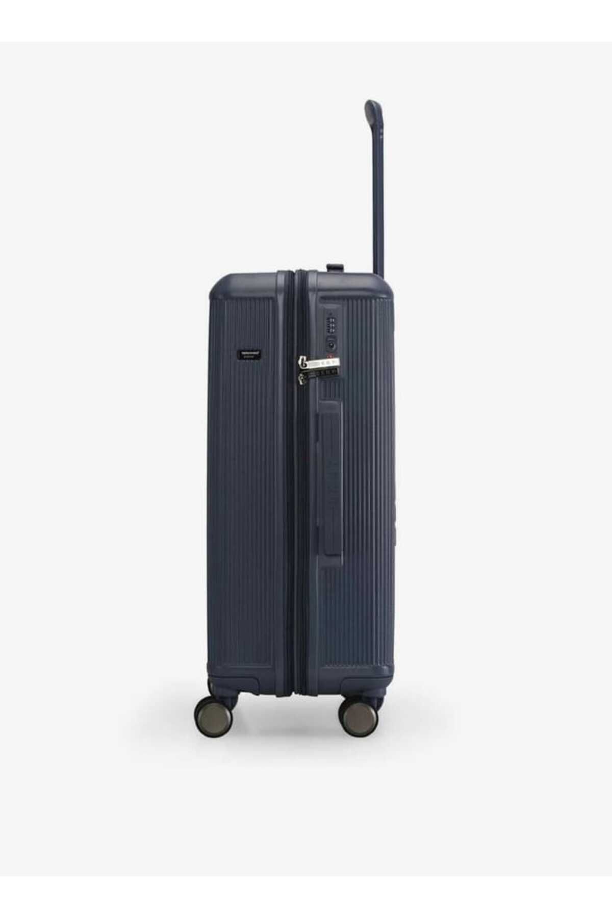 Dkny-Ribbed Hardcase Trolley Bag With Retractable Handle 24''-m - Check-in 5