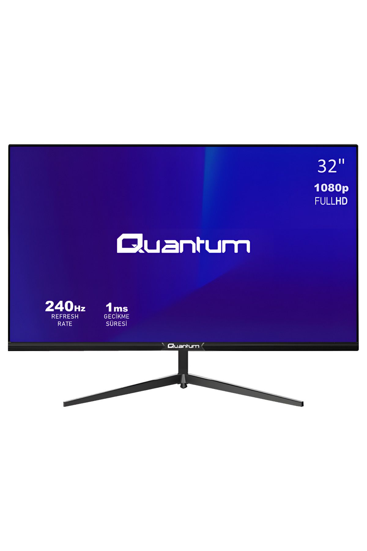 Quantum Gaming PG32 32'' FHD VA 1ms 300Nit 240Hz HDMI+DP 32'' Gaming Monitör uyumlu