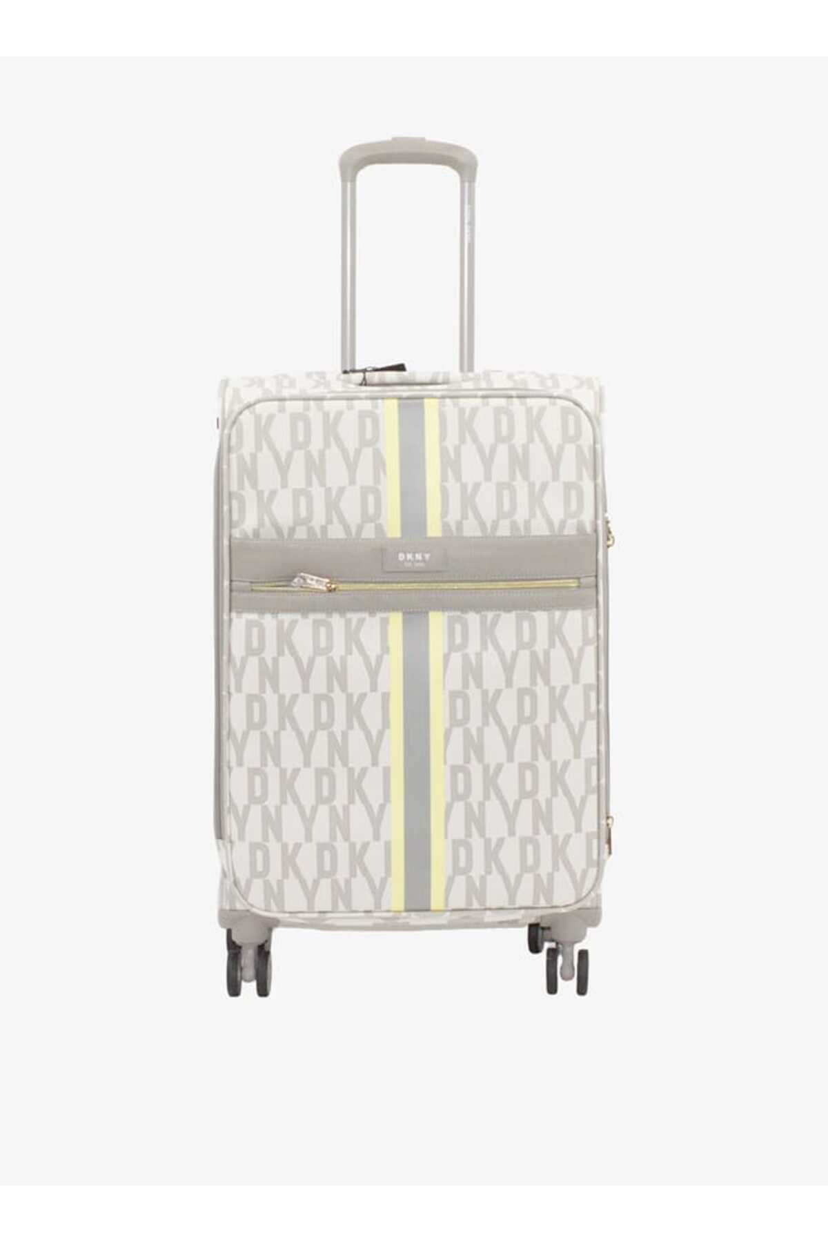 Dkny-Logo Print Softcase Trolley Bag With Retractable Handle 24''-m - Check-in 1