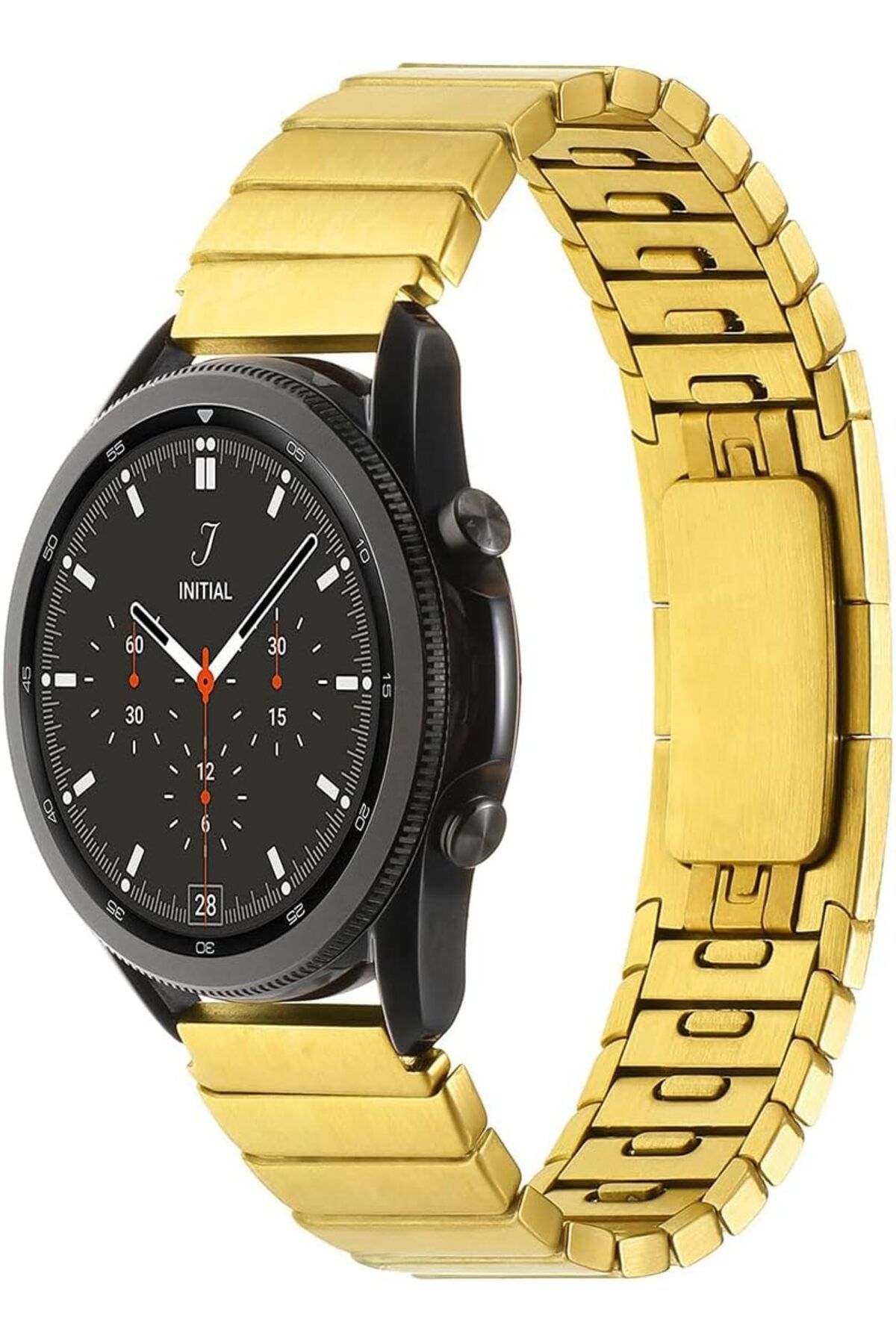 STOREMAX srhtDS İle Uyumlu Honor Magic 2 46mm KRD-82 22mm Metal Kordon Gold Desing 266450