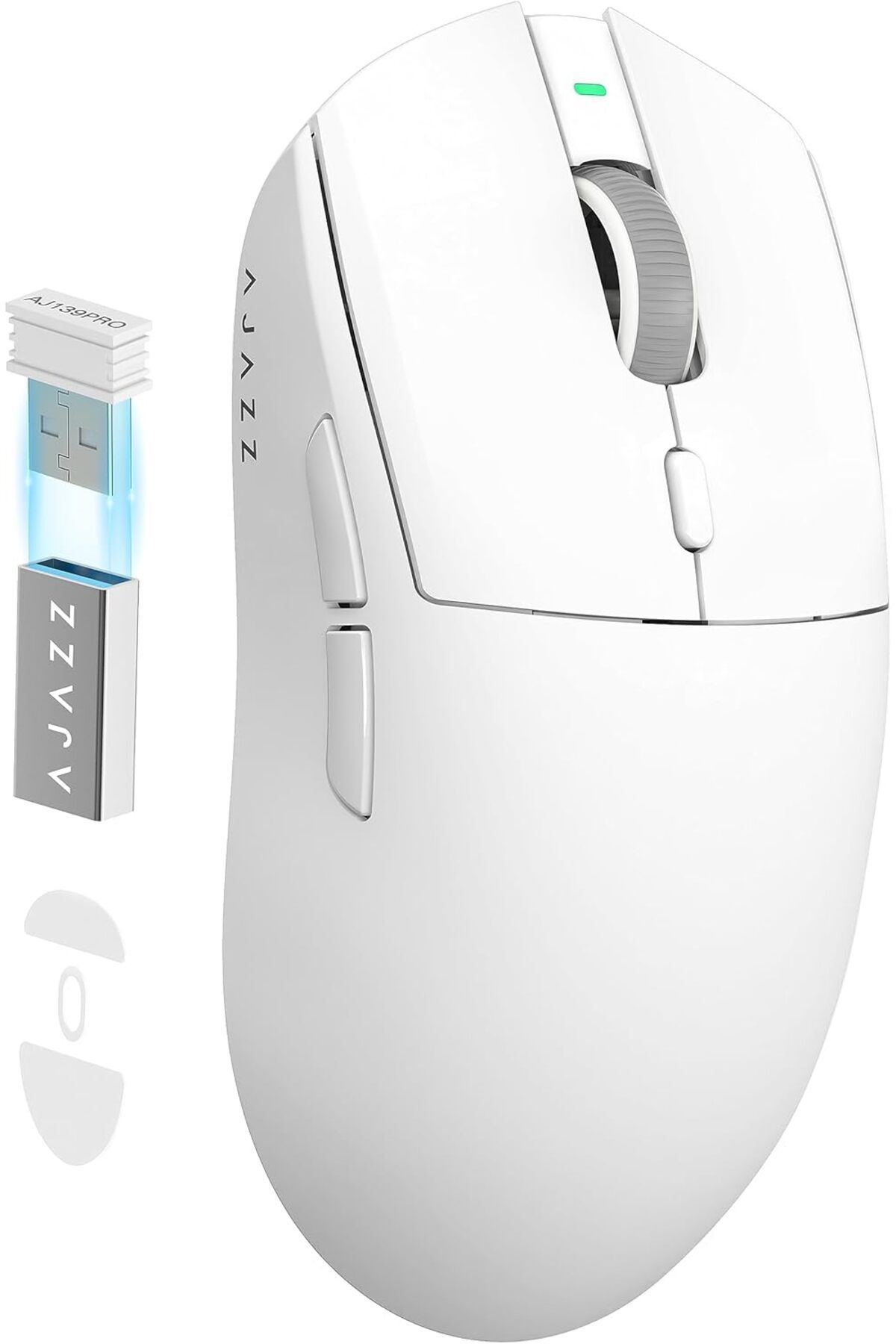 STOREMAX bystoreby AJ139 PRO X SUPERLIGHT Kablosuz Oyun Faresi,Ultra Hafif(59g),Pixart PAW3395 Optik Sensör,