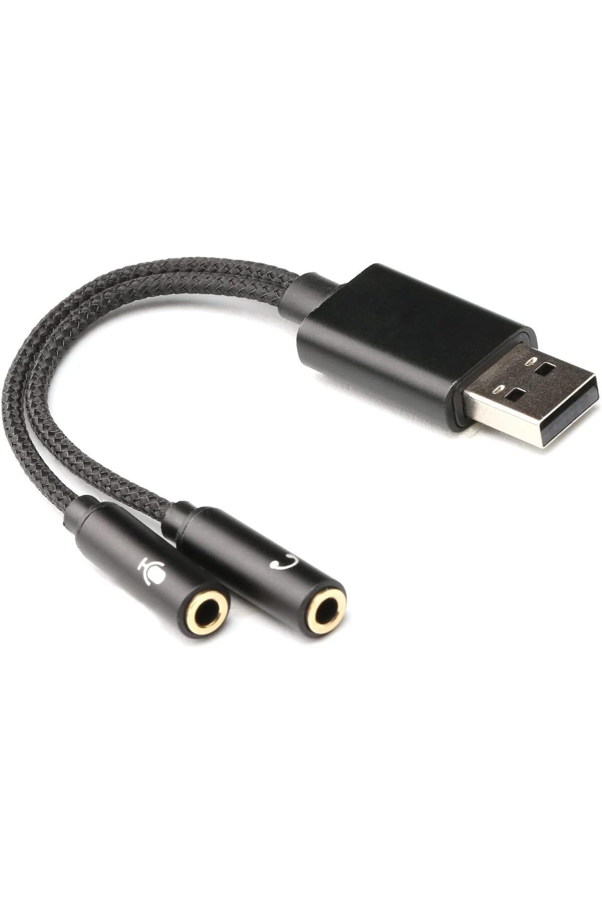 STOREMAX htpshopmx to İKİLİ 3.5mm Jack Adapter - USB den KULAKLIK ve MİCROPHONE ÇIKIŞ ALMANIZI SAĞLAR
