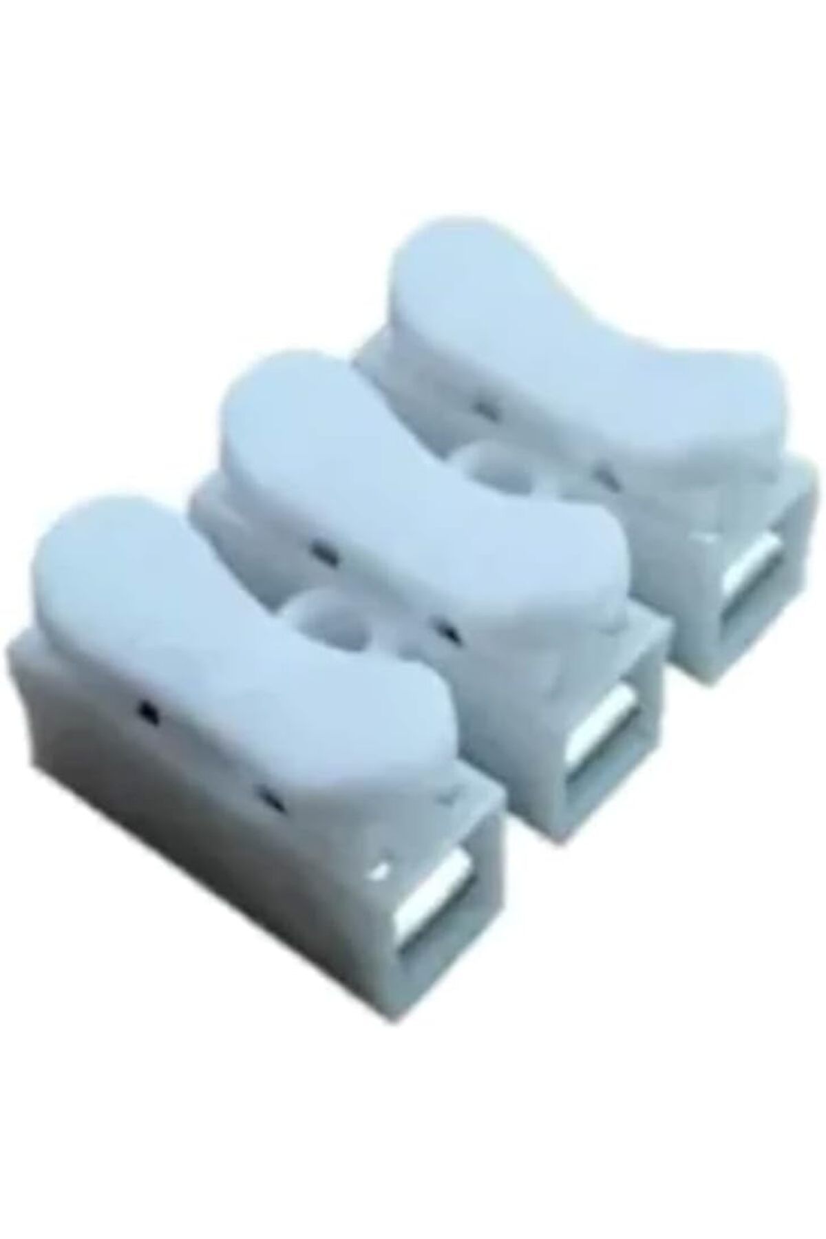 STOREMAX lvnmblya VİDASIZ YAYLI KLEMENS 3'lü 3 PİNLİ YAYLI KLEMENS 50 Adet Shop Deesing 224120