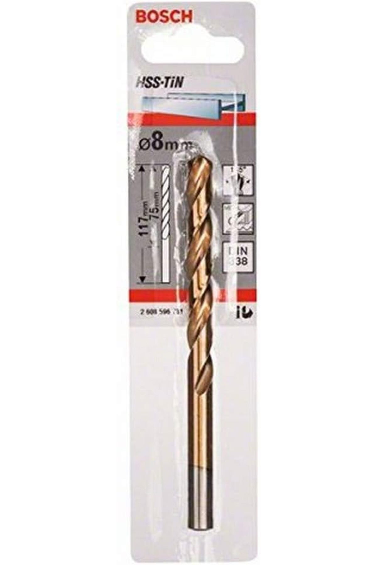 STOREMAX srhtDS Professional Matkap Ve Kırıcı Delici Uçları, Metal Matkap Uçları, Gri, 8 mm, 1 Adet De