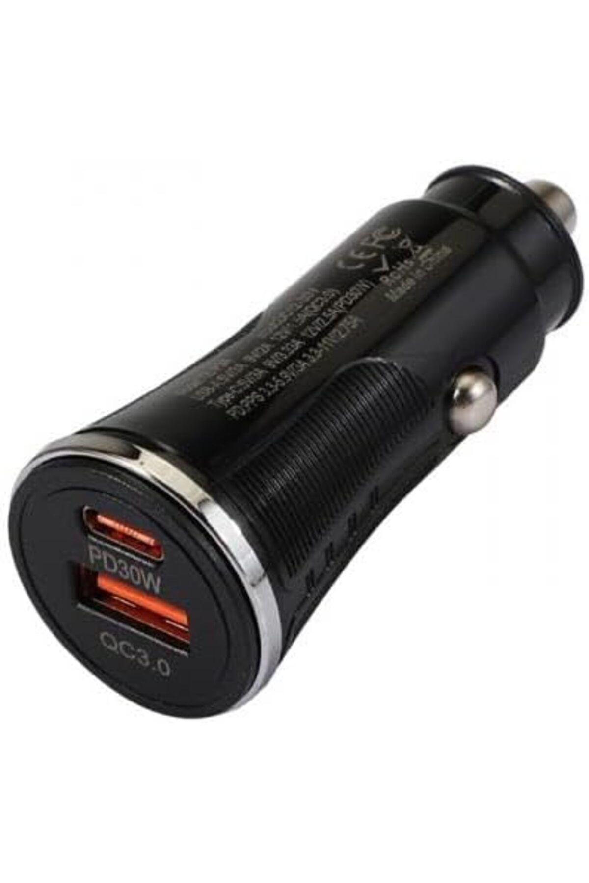 STOREMAX Polham QC3.0 Süper Hızlı 48W 1x Type C, 1x USB Girişli Araç Şarj Başlığı, 12/24V
