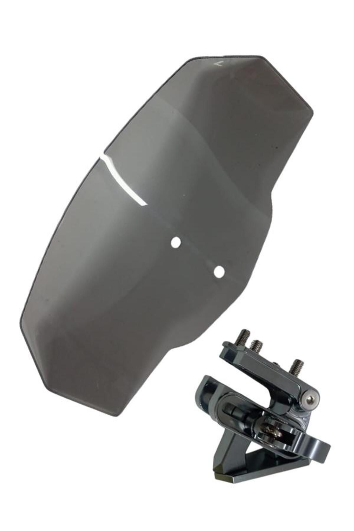 Motobisavm SİPERLİK ÜST CAM Ayarlı Füme