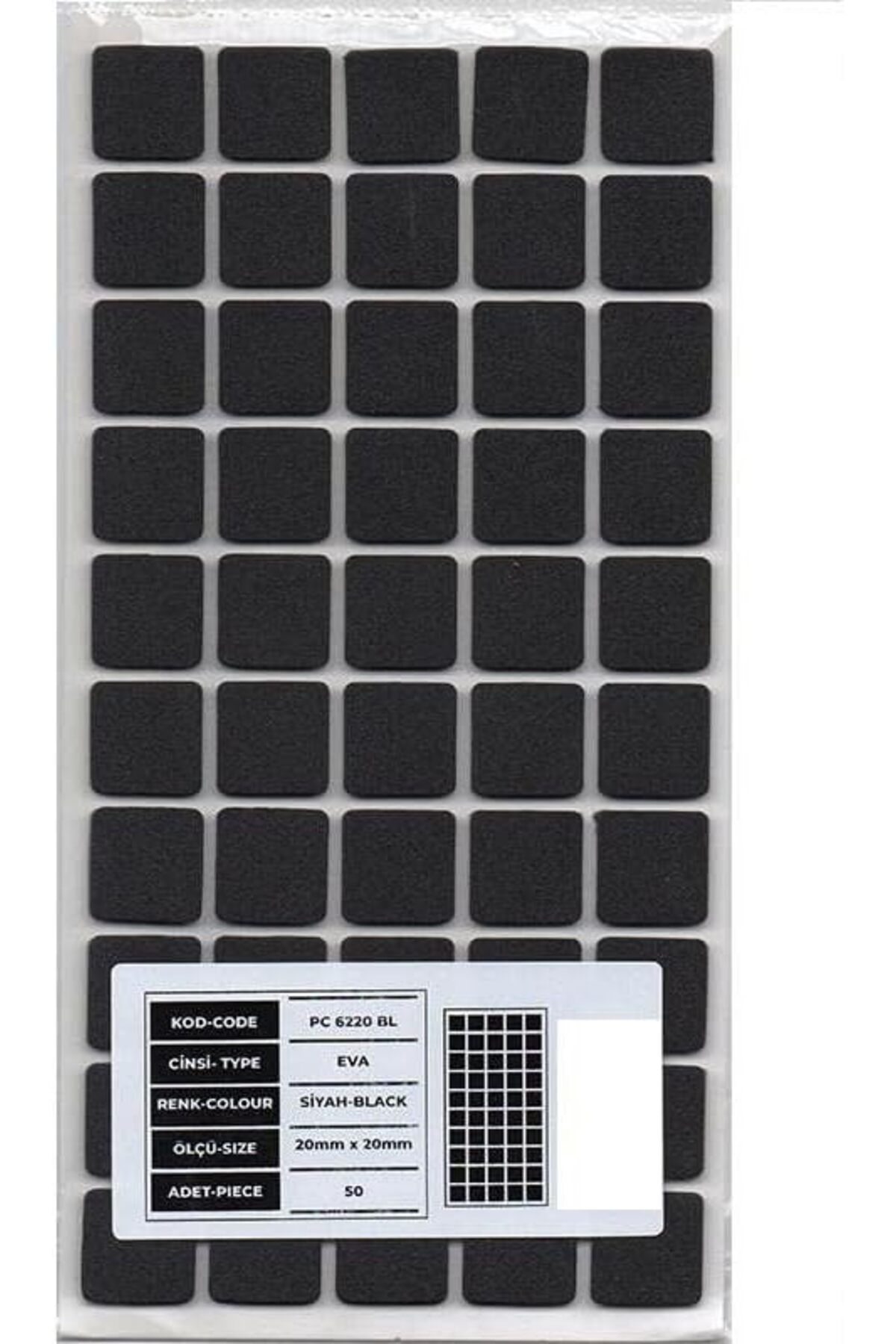 STOREMAX lbstorex Hırdavat Mobilya Altı Zemin Koruyucu Eva 20 * 20mm Newdsng 1116818