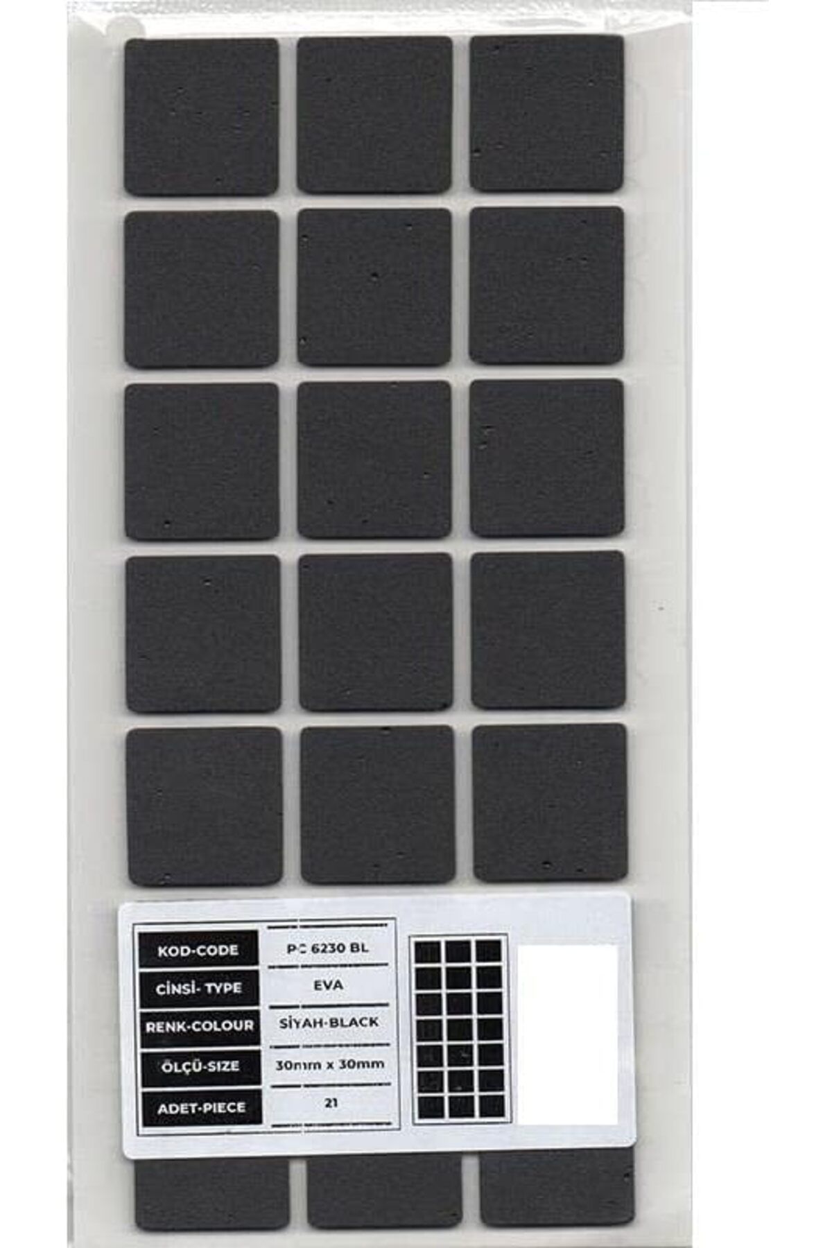 STOREMAX lbstorex Hırdavat Mobilya Altı Zemin Koruyucu Eva 30 * 30mm Newdsng 1116818