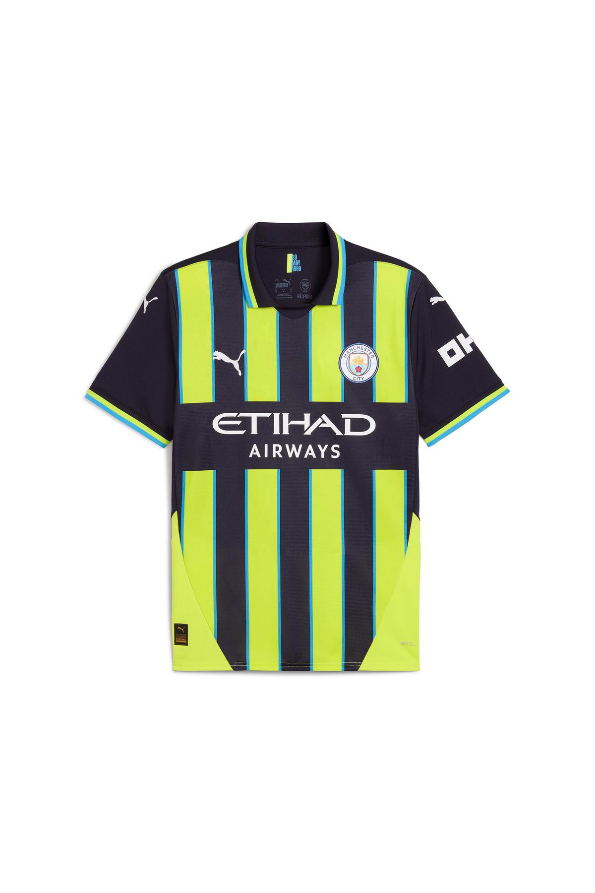 پیراهن فوتبال زرد مردانه M.CITY 2024 25 Puma