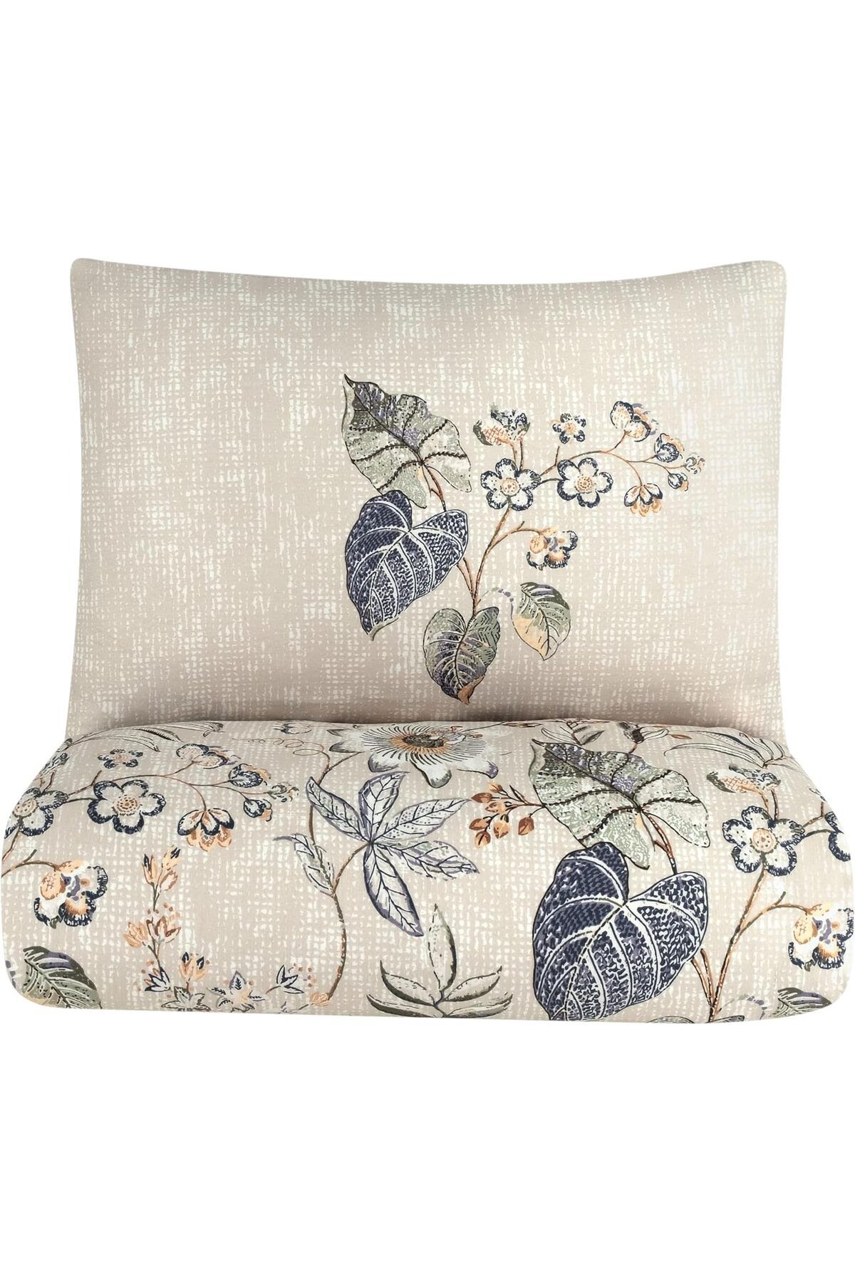 STOREMAX nffashopm Home Pesco Çift Kişilik Nevresim Takımı -%100 Pamuk, Çift Taraflı Nevresim Yastık,