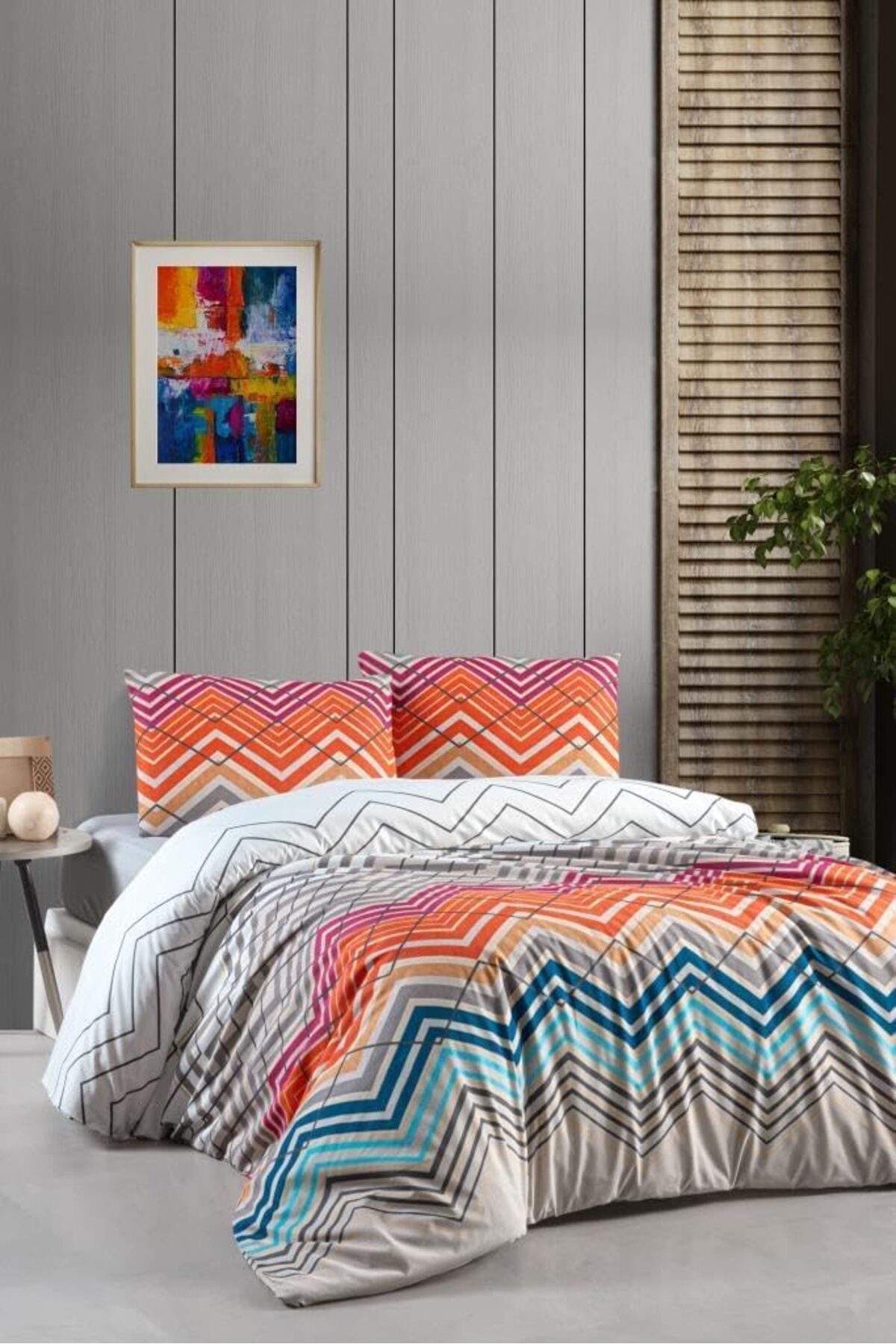STOREMAX nffashopm Çift Kişilik Lastikli Çarşaf Nevresim Takımı storestarx 1051353