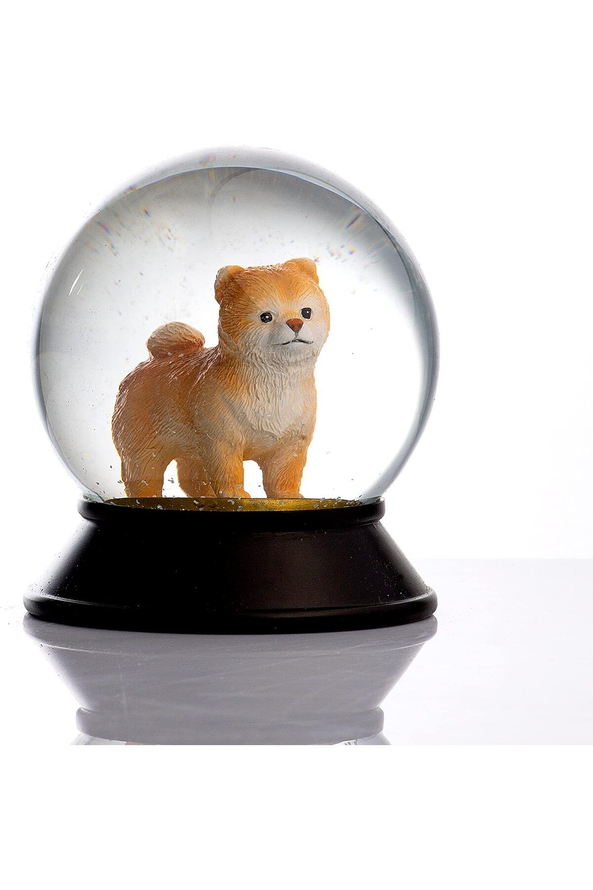 STOREMAX lbstorex Cam Ve Reçine Altın Patiler Köpek Pomeranian Boo (Kayısı) Kar Küresi Hediye Newdsng 1