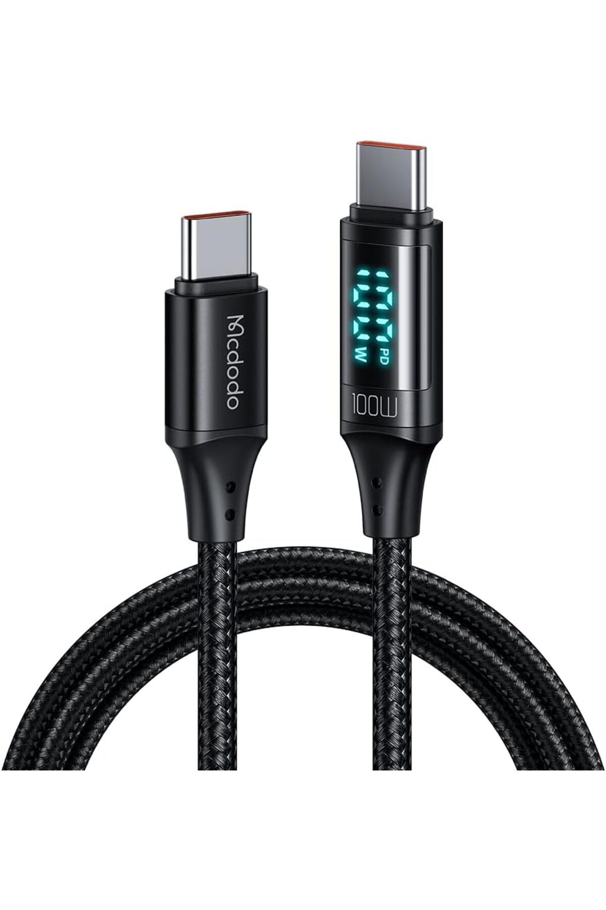 STOREMAX nslmshop CA-1100 100W Type-C To Type-C Dijital Ekran Sarj Kablosu, 1.2M Life Store 1037065