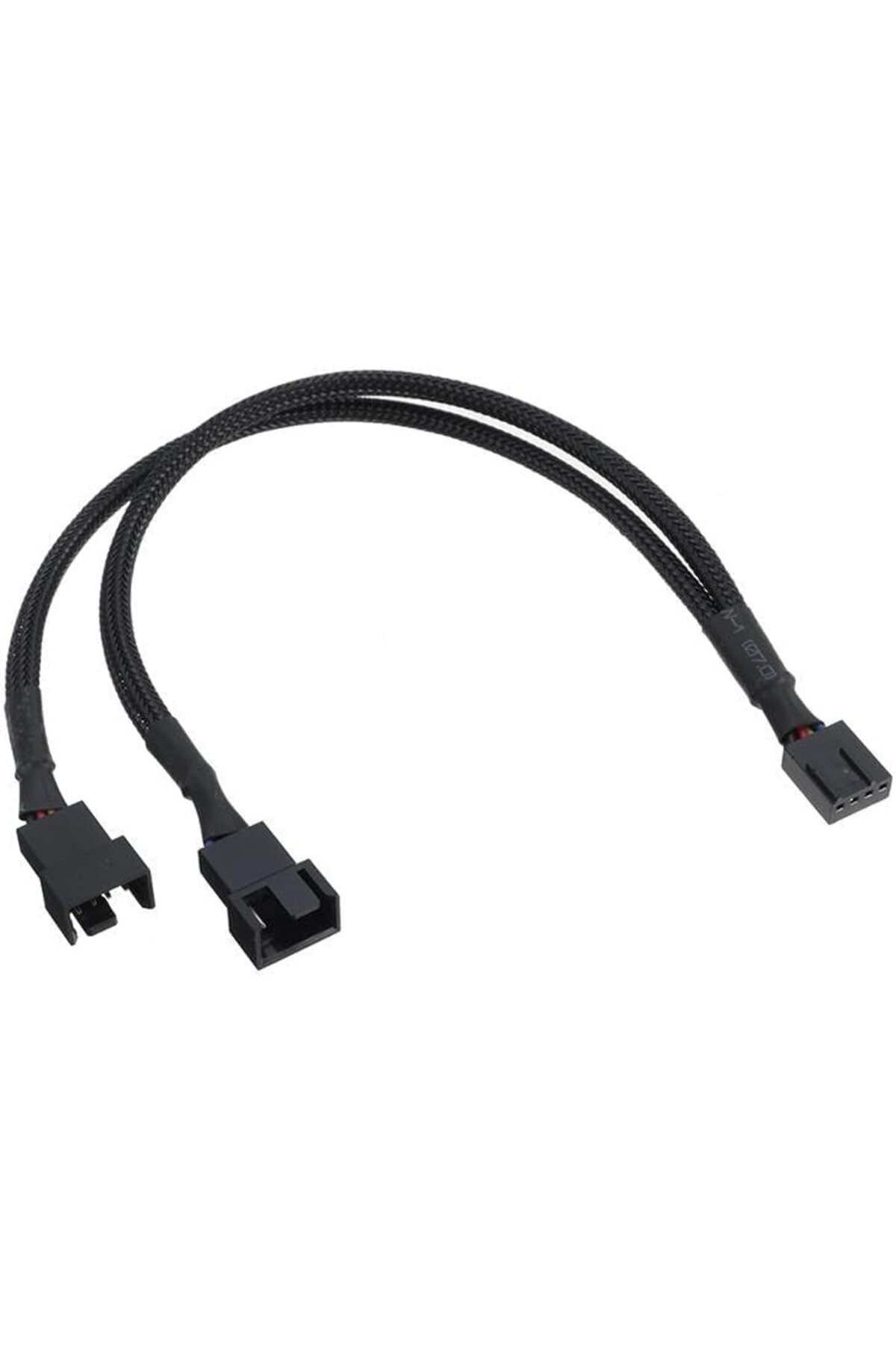 STOREMAX nffashopm 5353 Fan Çoklayıcı 2 Port Y Pwm 4 Pin Splitter Çoklayıcı Switch Örgülü Kablosu (5