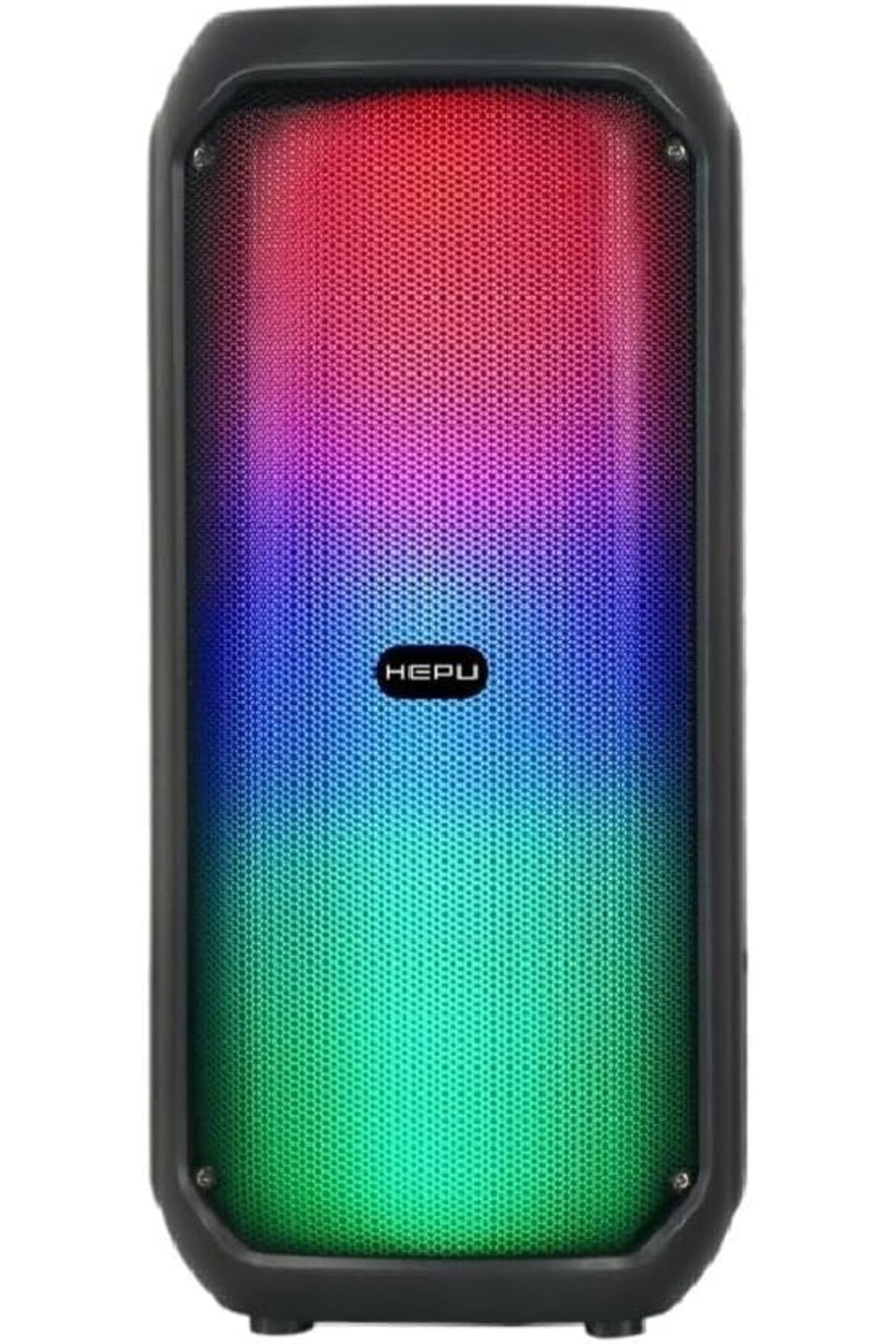 STOREMAX htpshopmx HT-959 Taşınabilir Şarjlı Bluetooth Hoparlör 4 inç Çift Bass Rgb Işıklı USB/BT/T