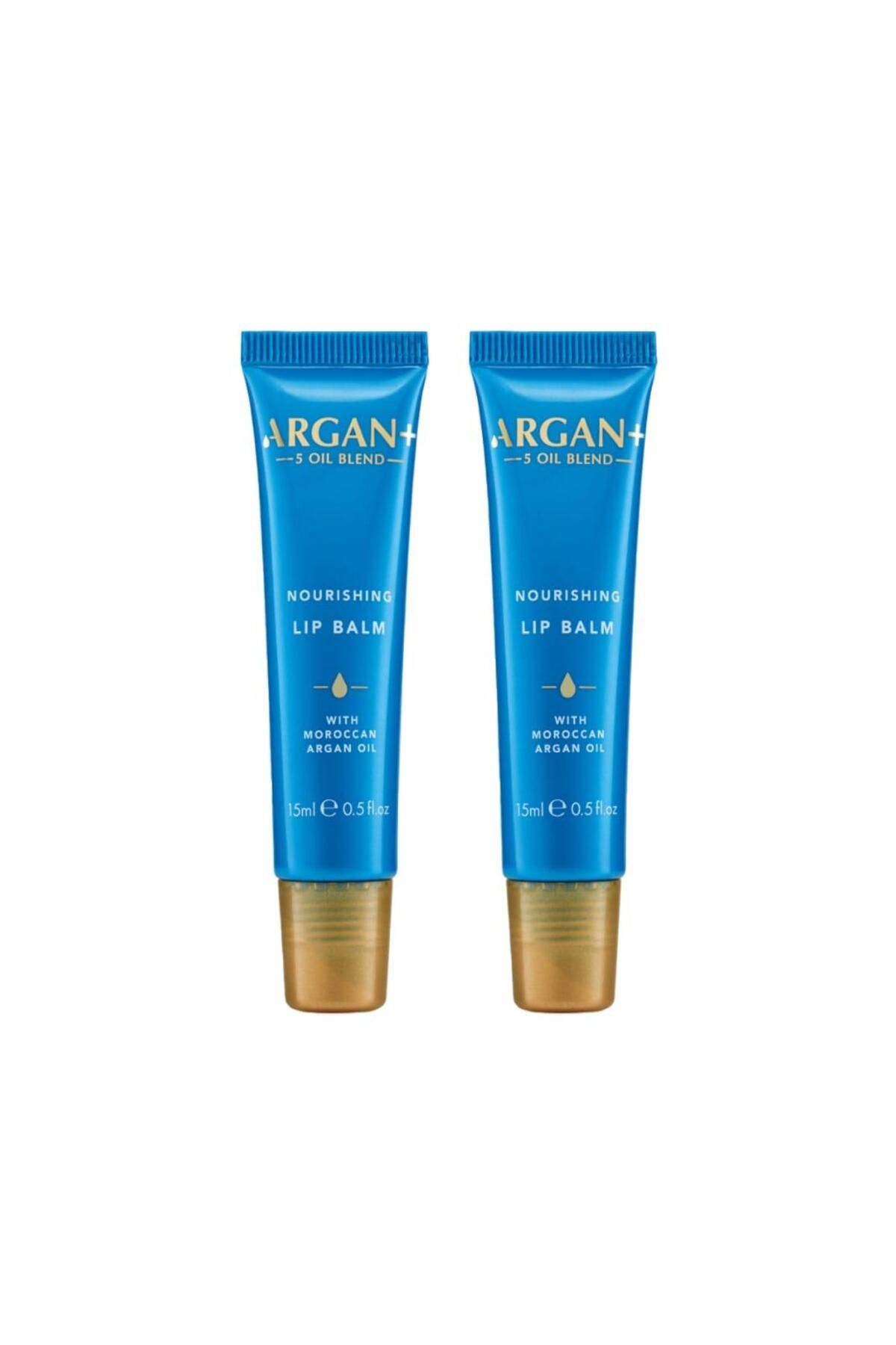 ARGAN PLUS ARGAN+ Moroccan Argan Yağlı Besleyici Dudak Balmı 15 ml (2'li Set)