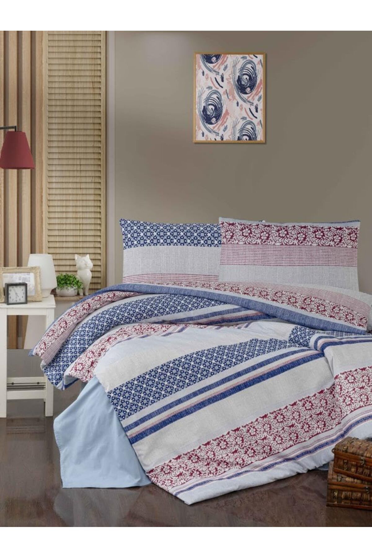STOREMAX nffashopm Reina Nevresim Takımı Çift Kişilik Çarşafı Lastikli storestarx 1051353