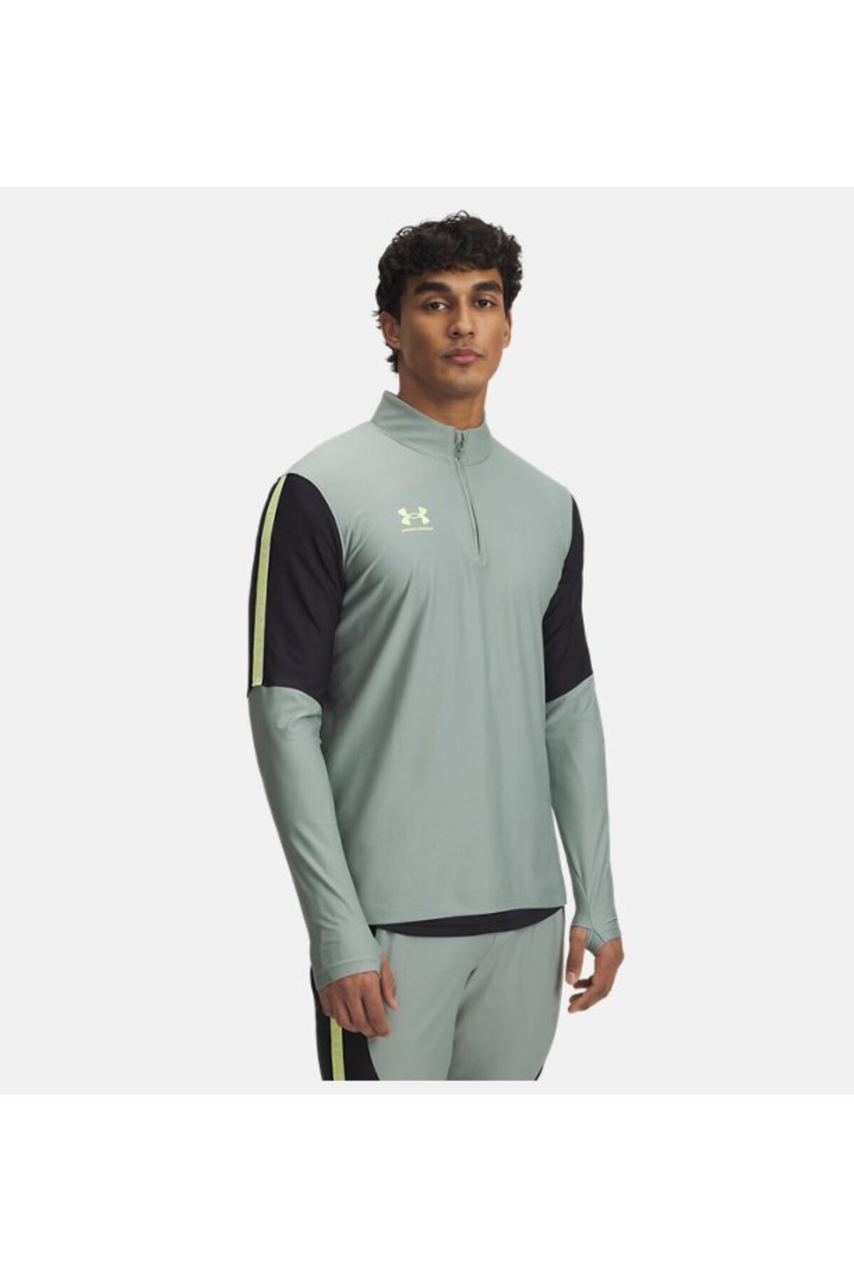 آندر آرمور تی شرت آستین بلند مردانه UA Challenger Pro 1/4 Zip کد 1382114-348