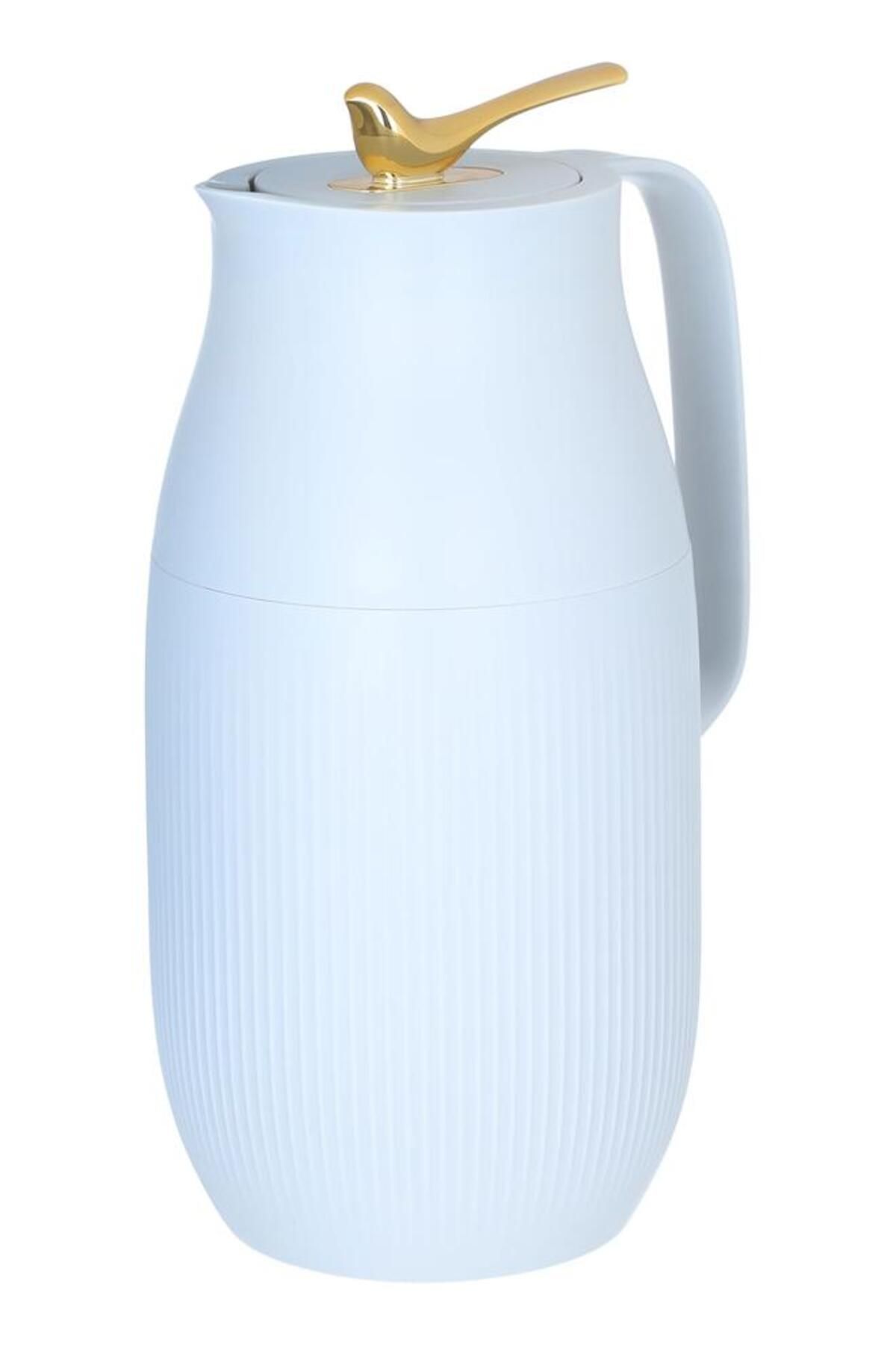 ALSAIF-6 Glass Thermos 1.6 Litres Plastic Body Light Grey 2