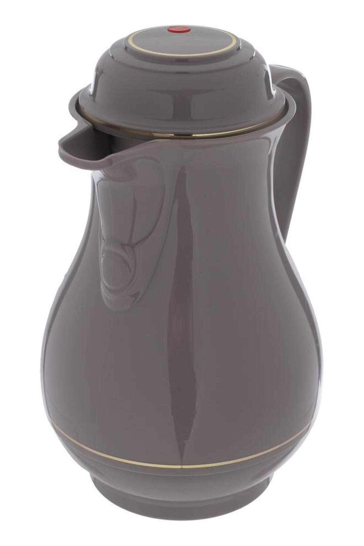 ALSAIF-Plastic Thermos (German Ratpoint) 1 Liter Gray 2