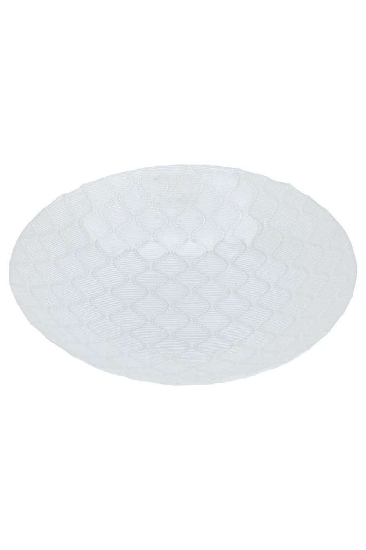 ALSAIF-Glass Serving Plate 30X30X6 Cm White 1
