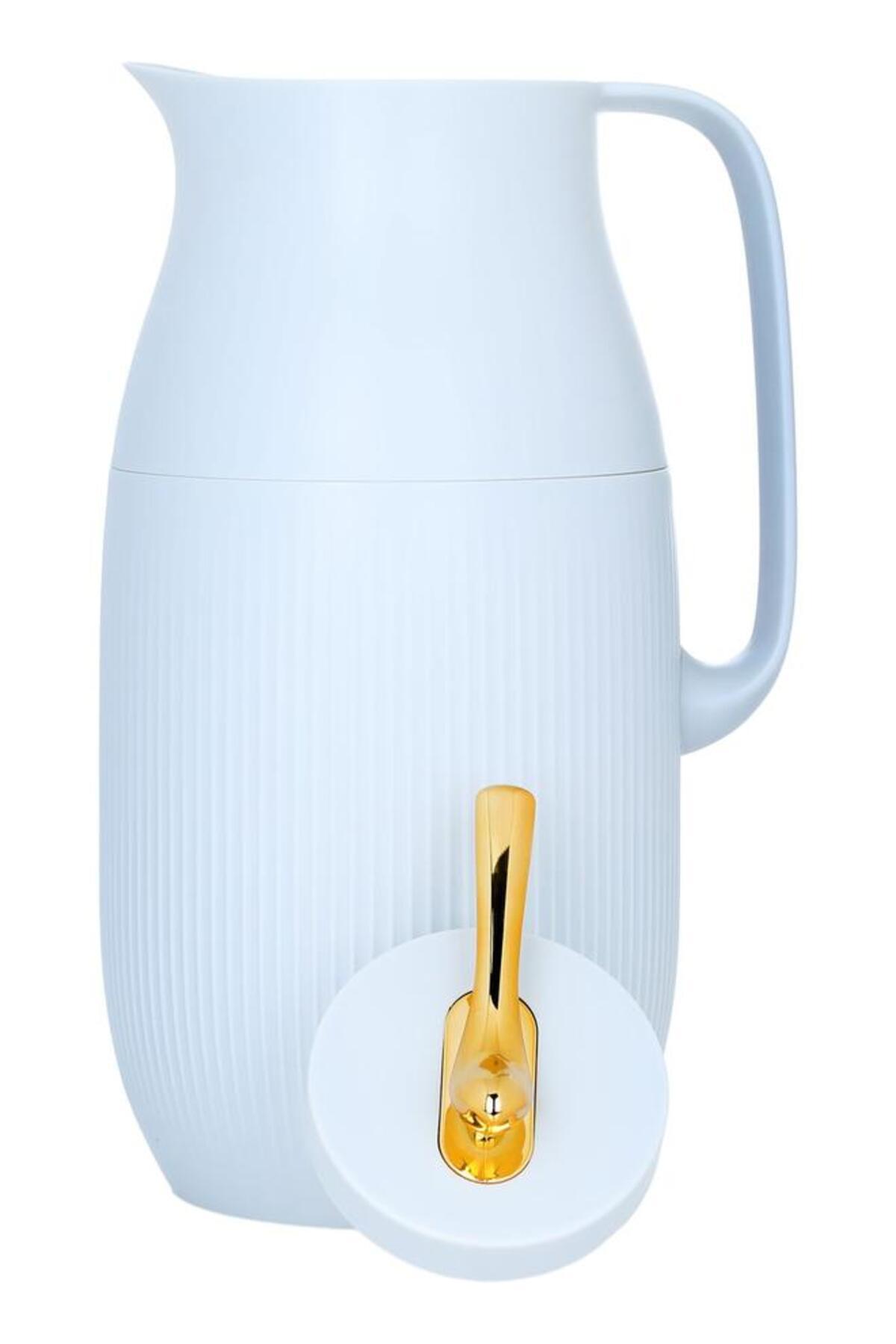 ALSAIF-6 Glass Thermos 1.6 Litres Plastic Body Light Grey 3