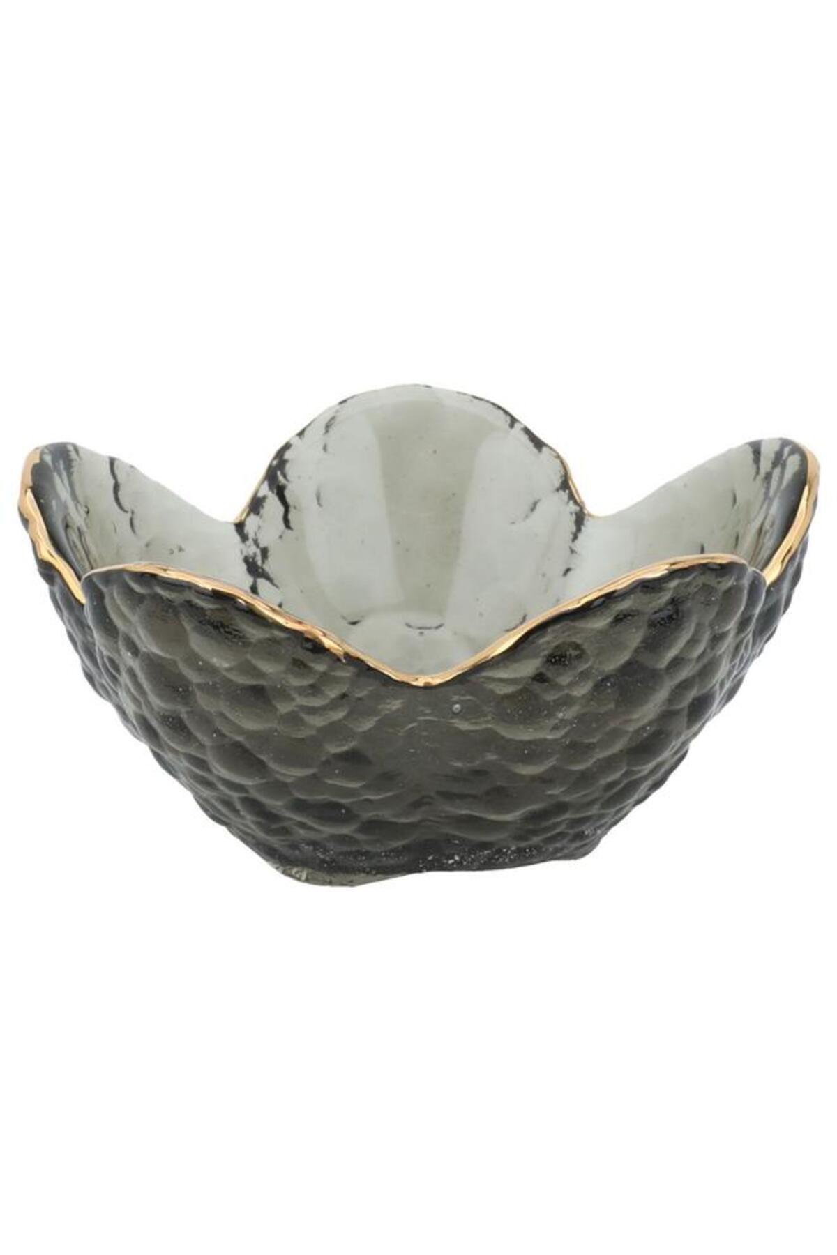 ALSAIF-Glass Plate 4×9×4.5 Cm Grey 1