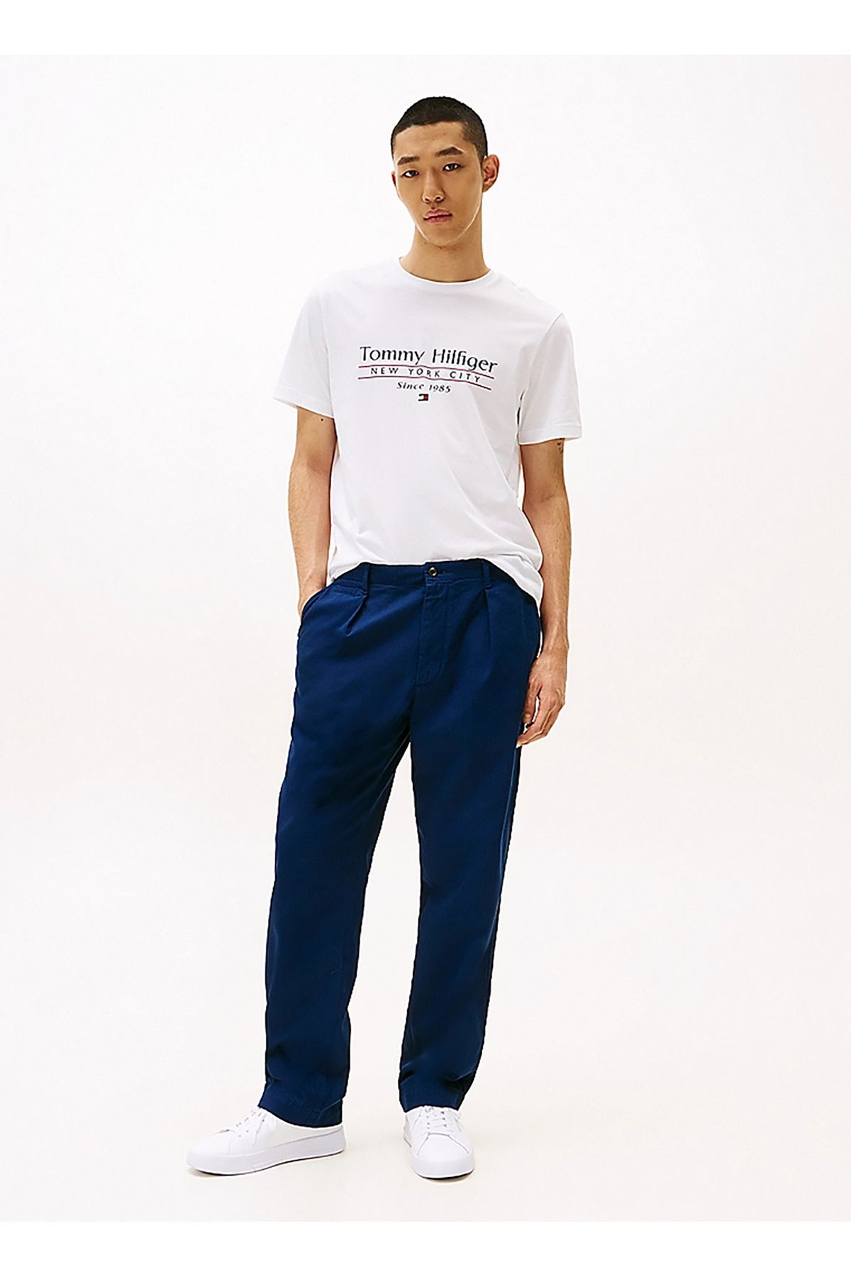 تیشرت مردانه سفید MW0MW38621YBR Tommy Hilfiger