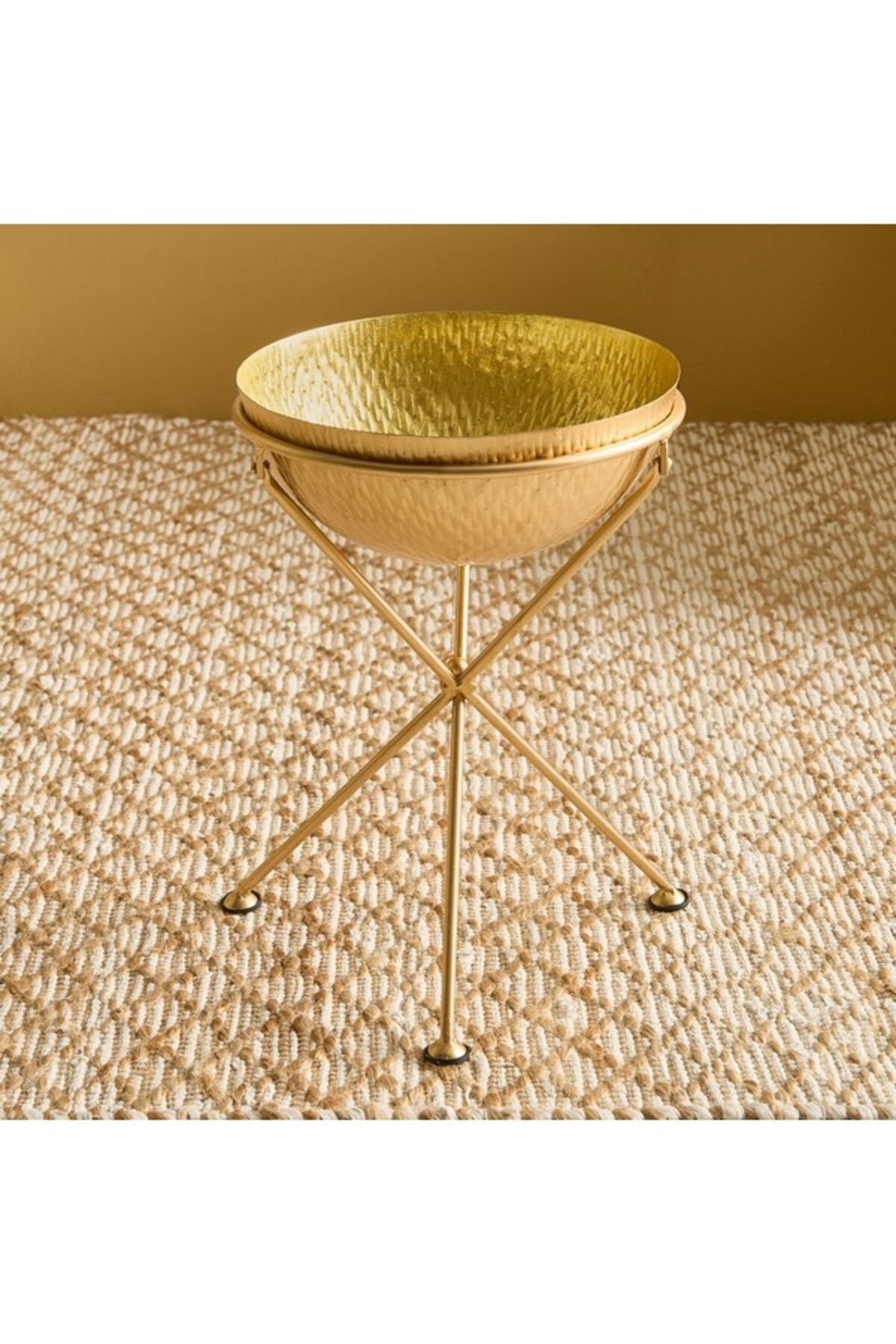 Home Box-Neom Metal Urli Tray with Stand 31x31x45 cm 1