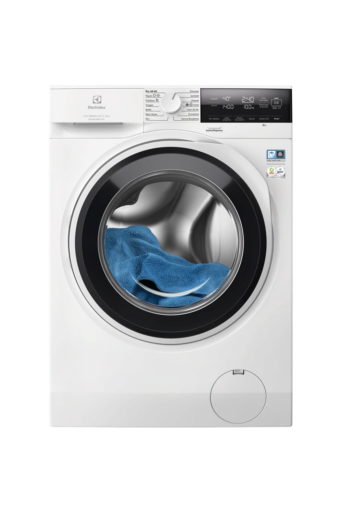 Electrolux EW6F3414UT 600 Serisi SensiCare 10 kg 1400 devir A sınıfı UniversalDose Çamaşır Makinesi