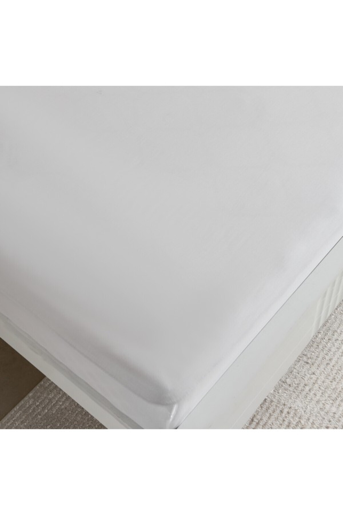 Home Box-Essential Solid Cotton King Fitted Sheet 4
