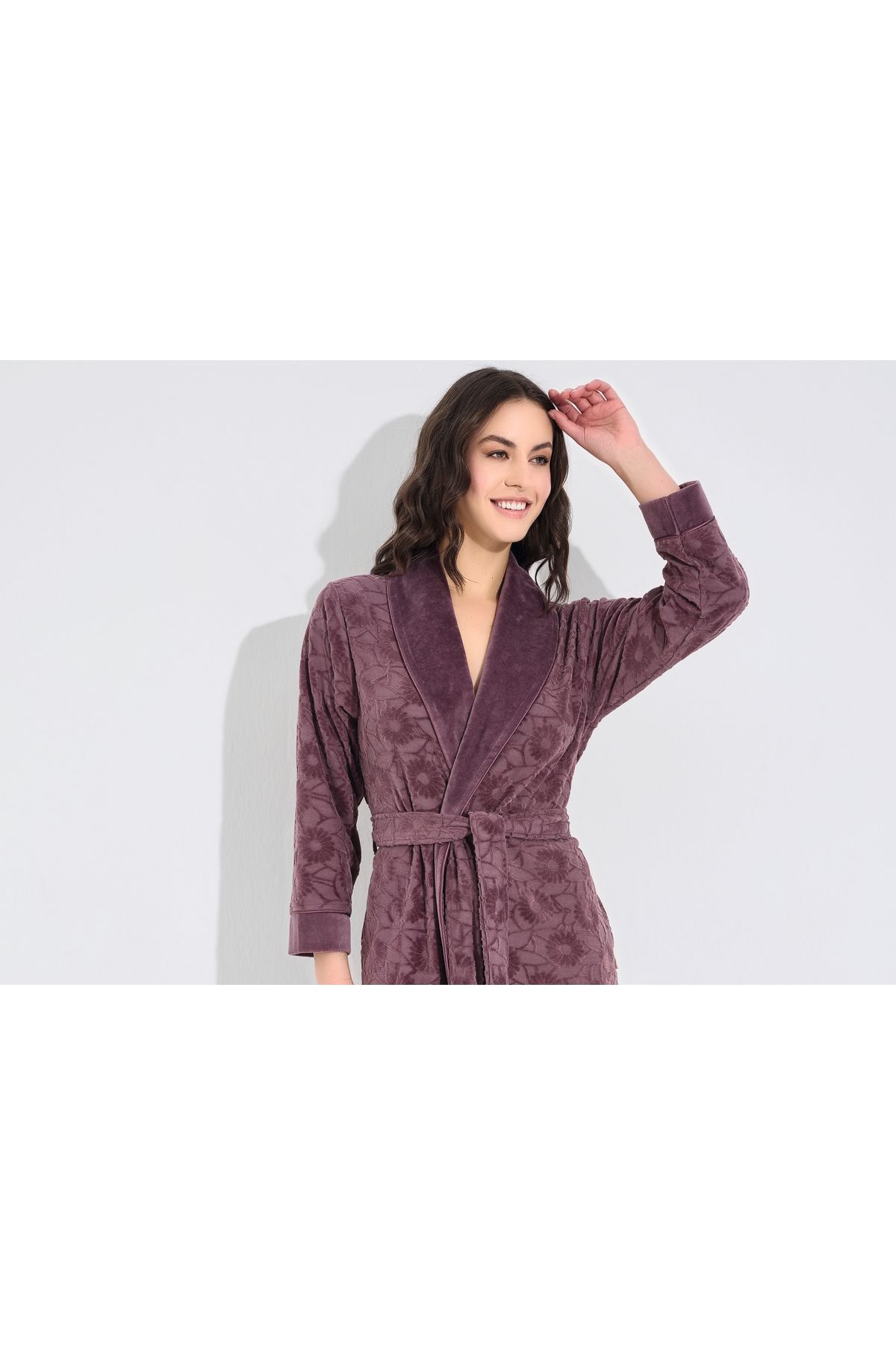 Nuşa-Rochie din bumbac bambus dimensiune jacquard 4