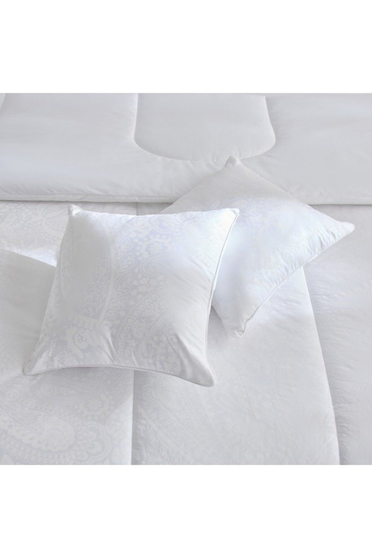 Home Box-Opulent Luxe 5-Piece Cotton Jacquard Khadi Print Super King Comforter Set 6