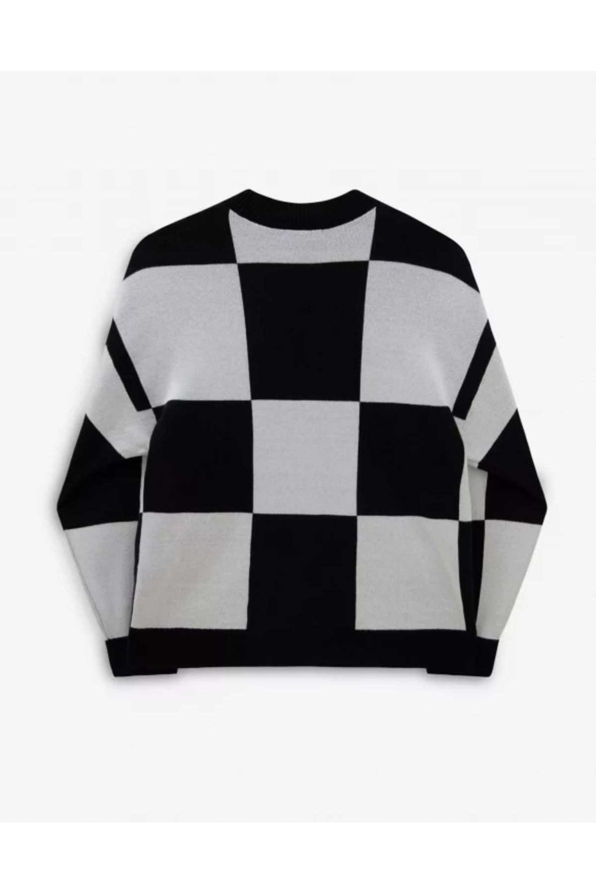Vans-Černý a bílý svetr Vans Wortex Negru/Marshmllw 2