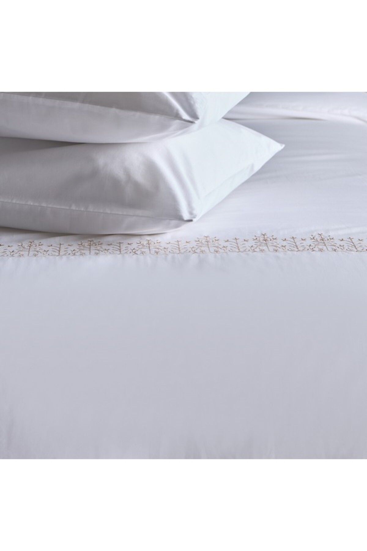 Home Box-طقم لحاف كينج من 5 قطع مطرز بحواف من القطن من White Haven Grande Affordables مقاس 220 × 240 سم 7