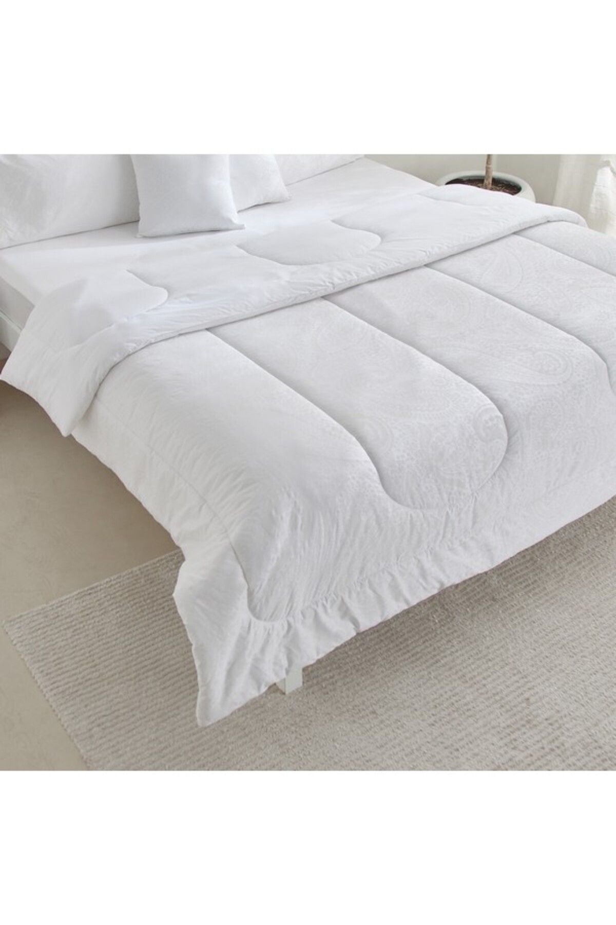 Home Box-Opulent Luxe 5-Piece Cotton Jacquard Khadi Print Super King Comforter Set 4