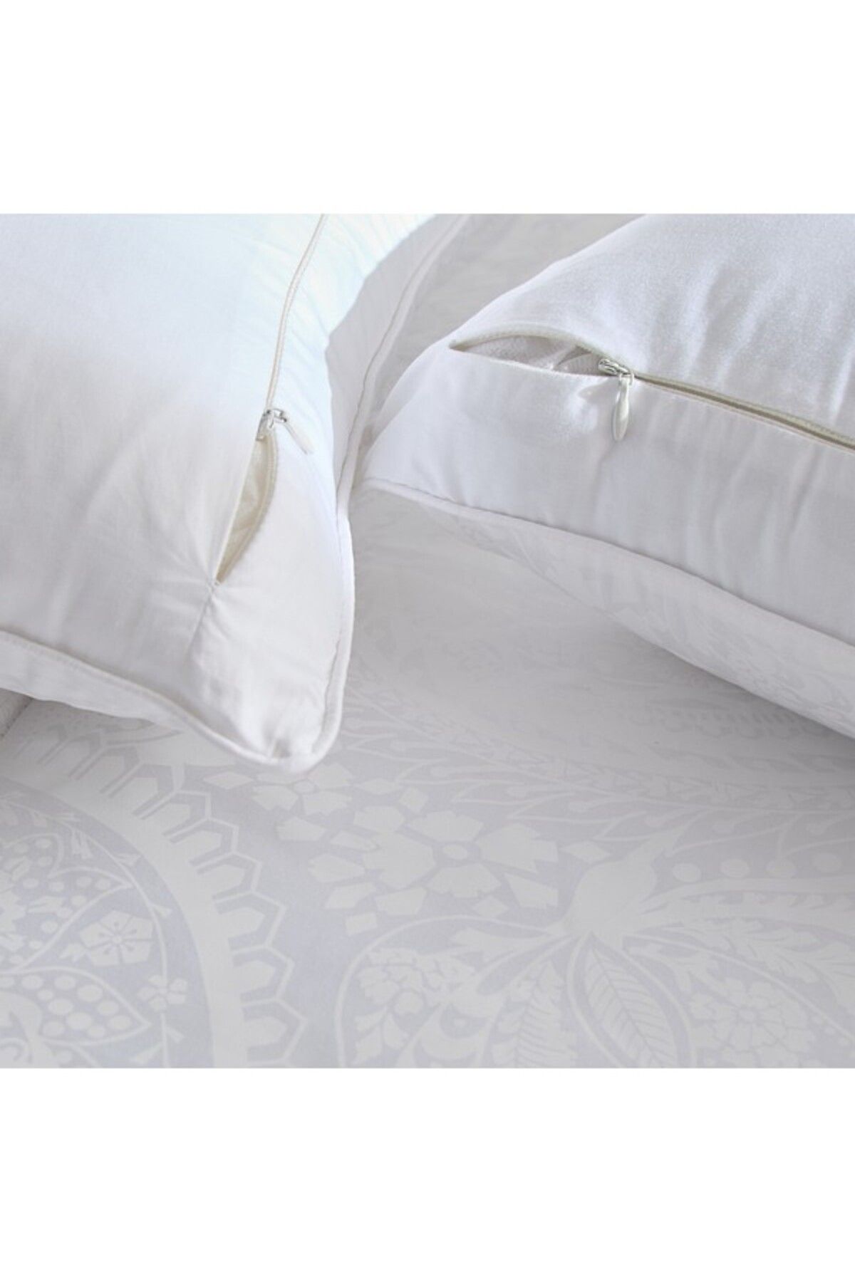 Home Box-Opulent Luxe 5-Piece Cotton Jacquard Khadi Print Super King Comforter Set 7